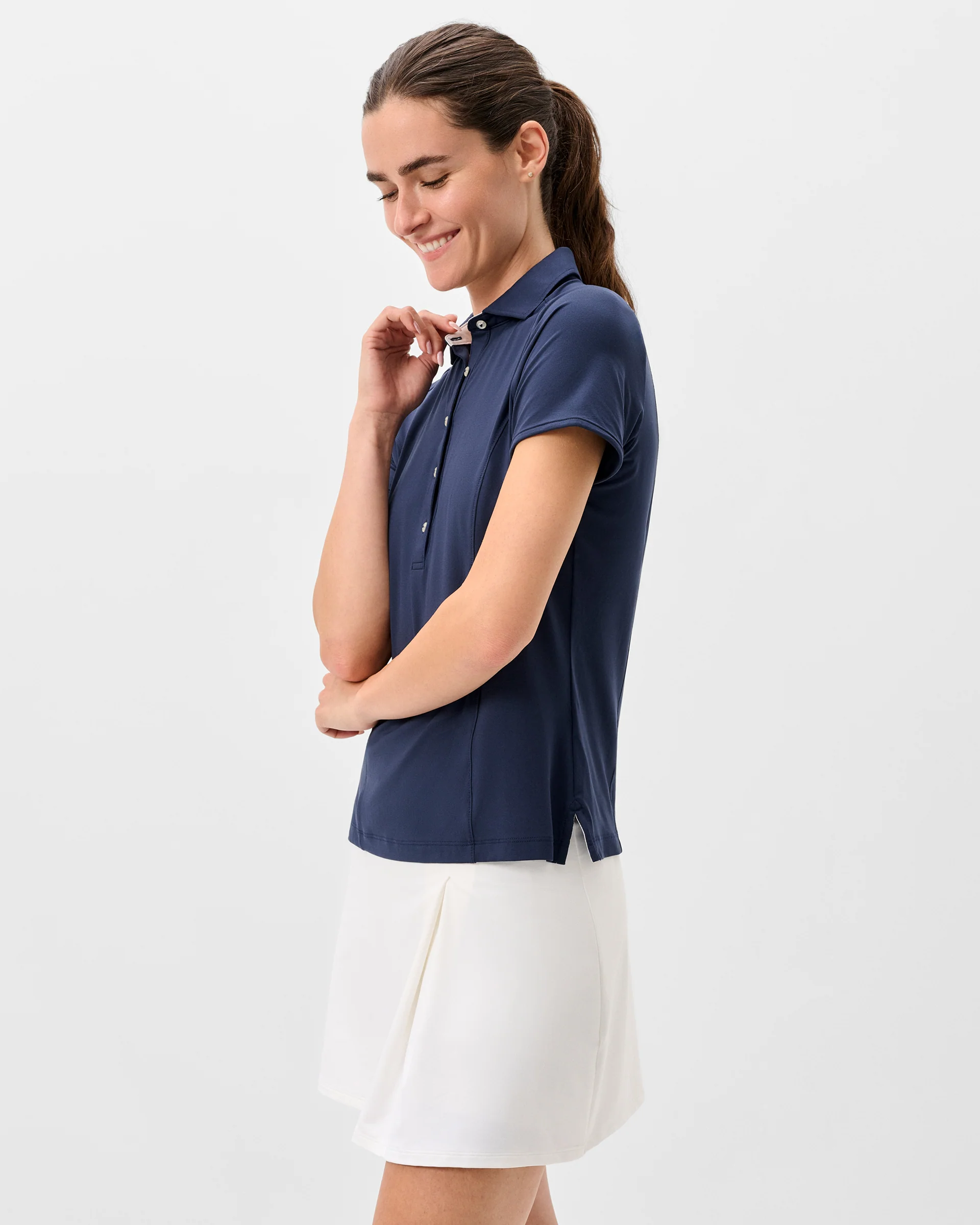 Angela Performance Jersey Polo - Image 2
