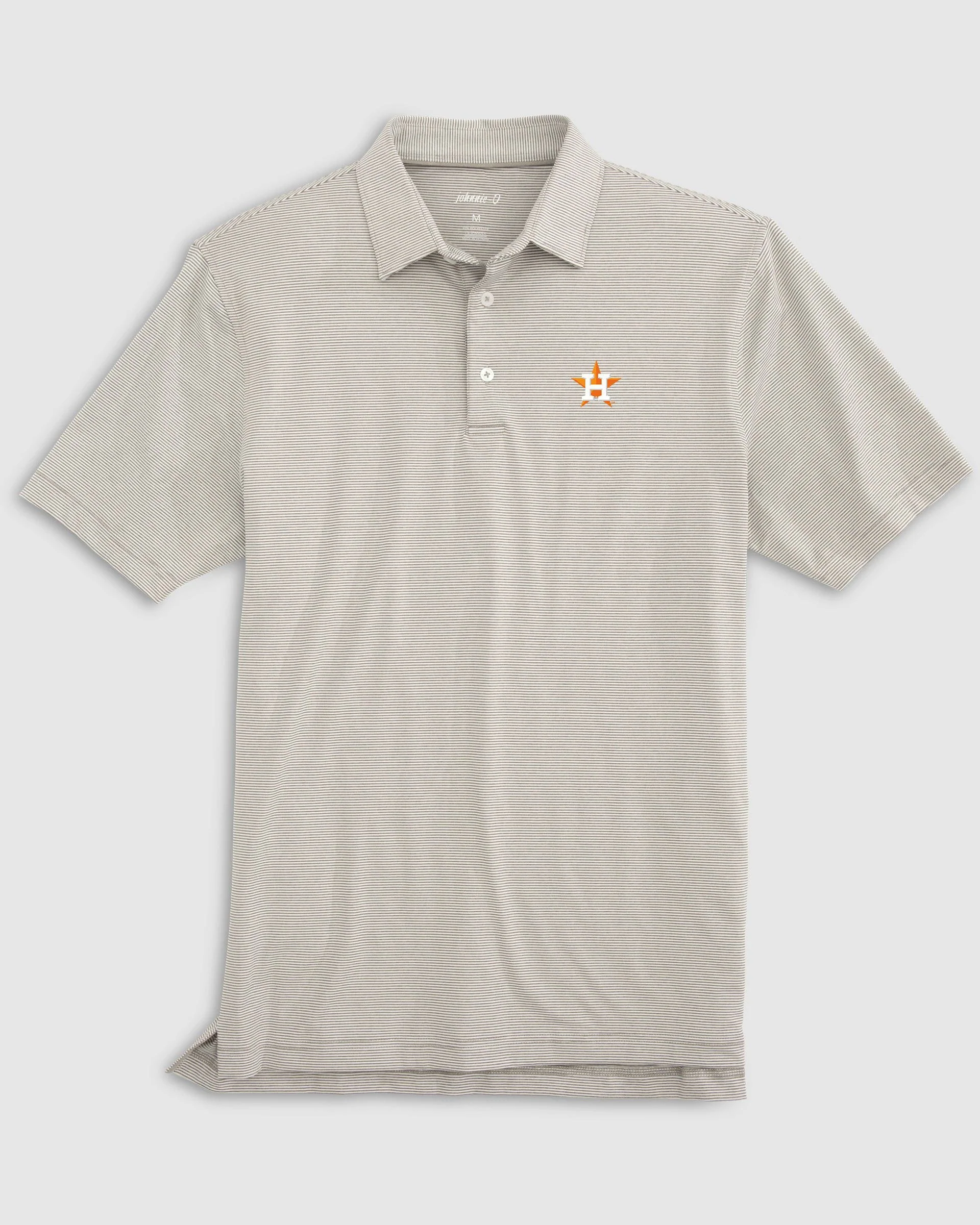 Houston Astros Lyndonn Striped Jersey Performance Polo - Image 2