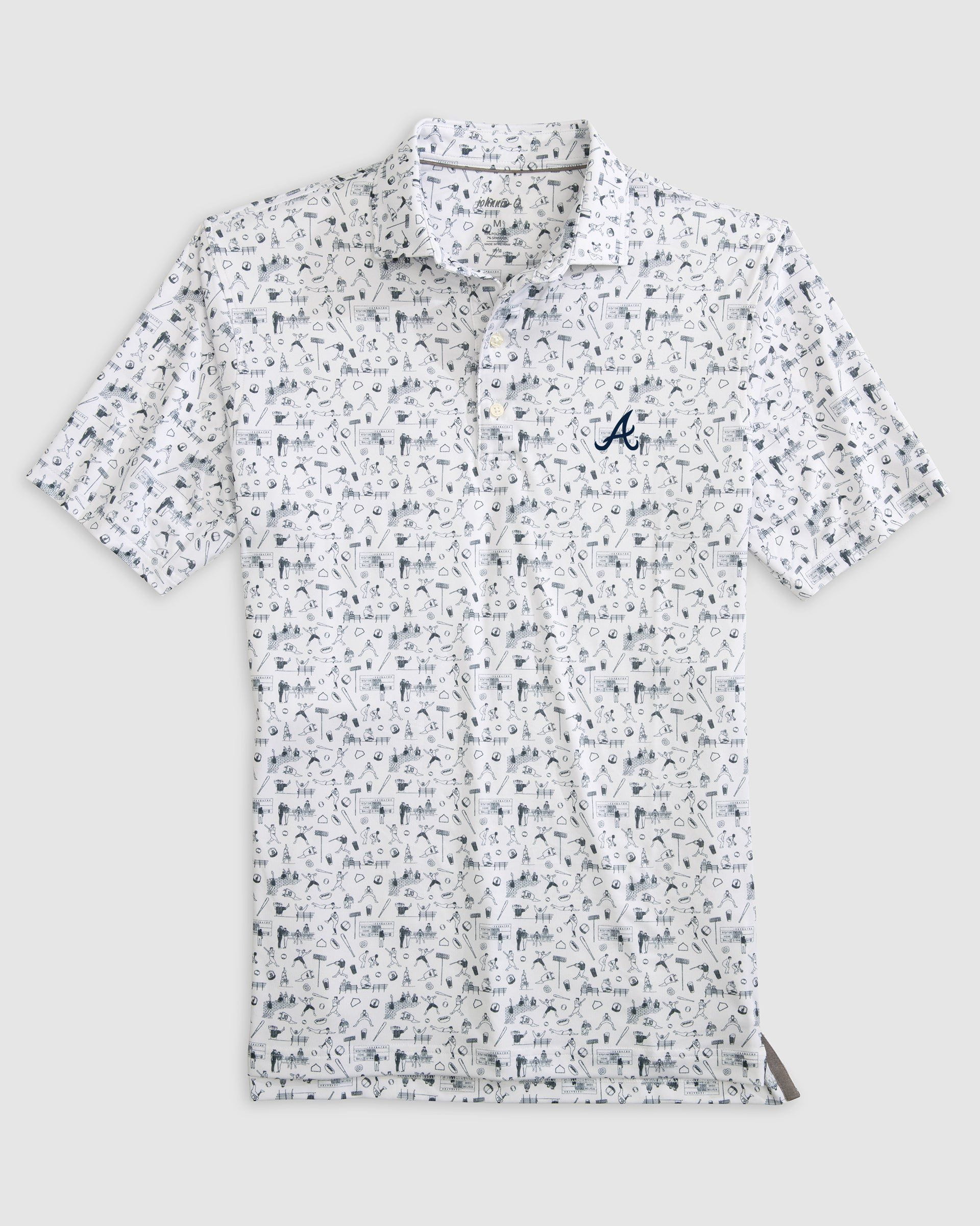 Atlanta Braves Ballpark Jersey Performance Polo - Image 3