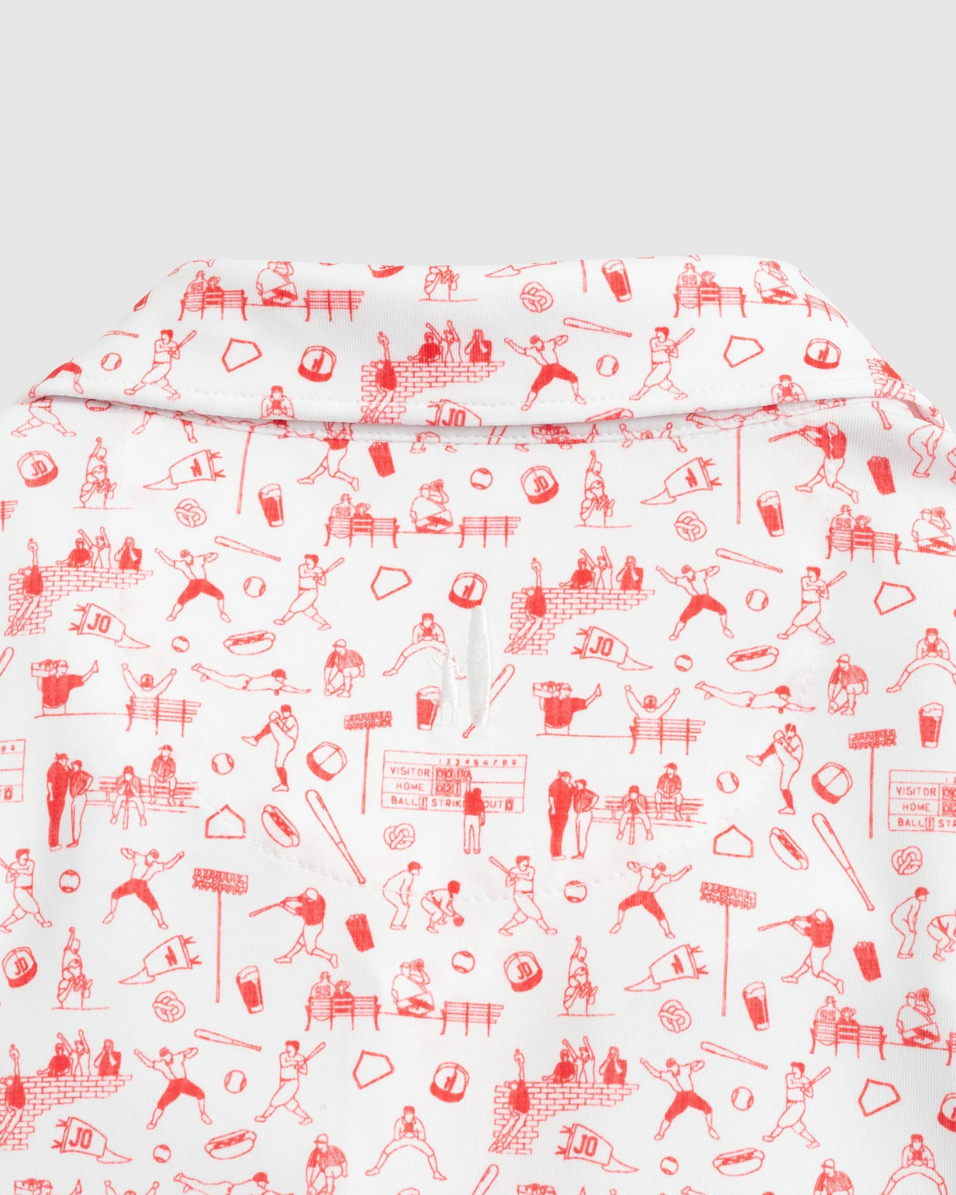 Cincinnati Reds Ballpark Printed Jersey Performance Polo - Image 4