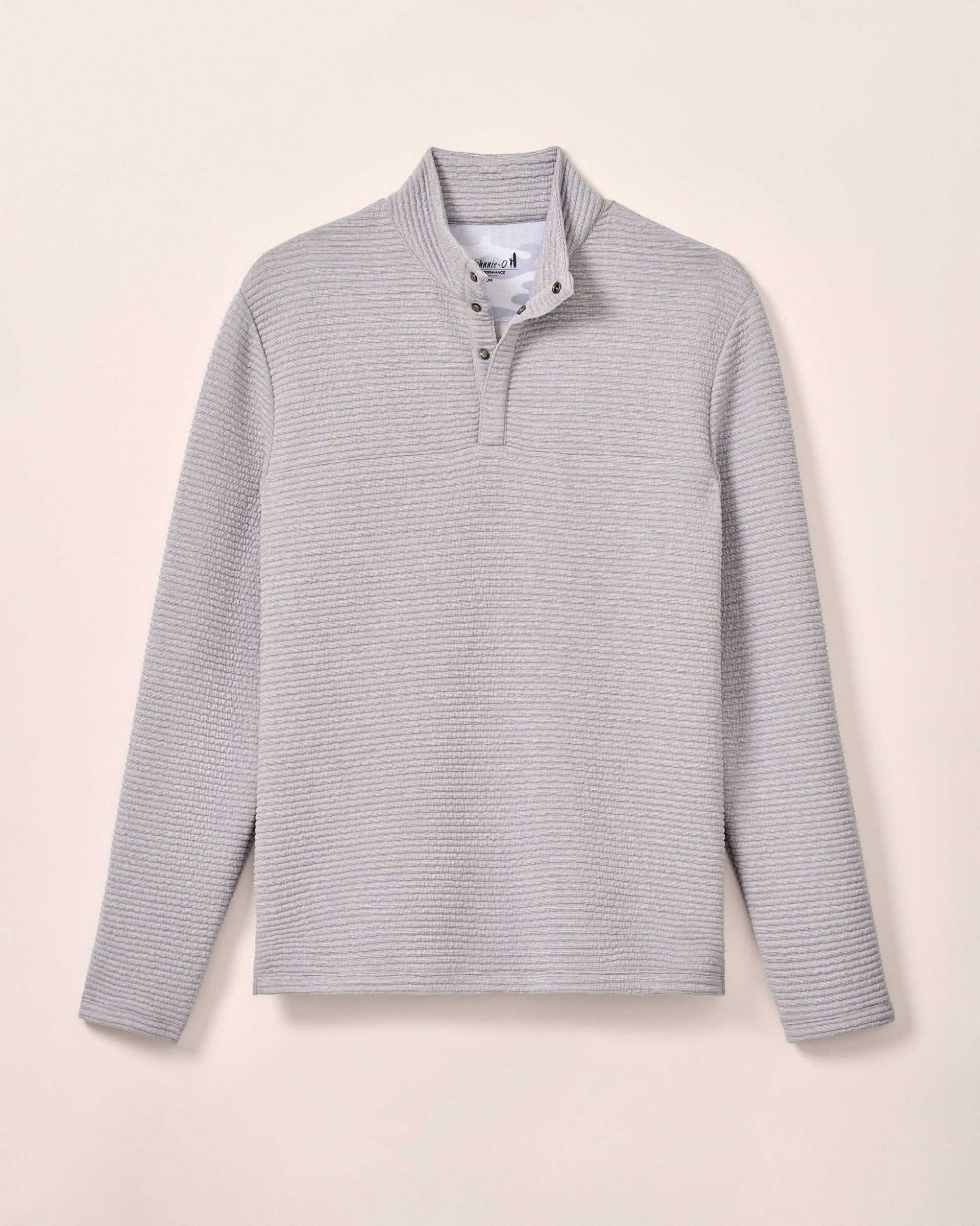 Benjy Heathered Henley Pullover - Image 5