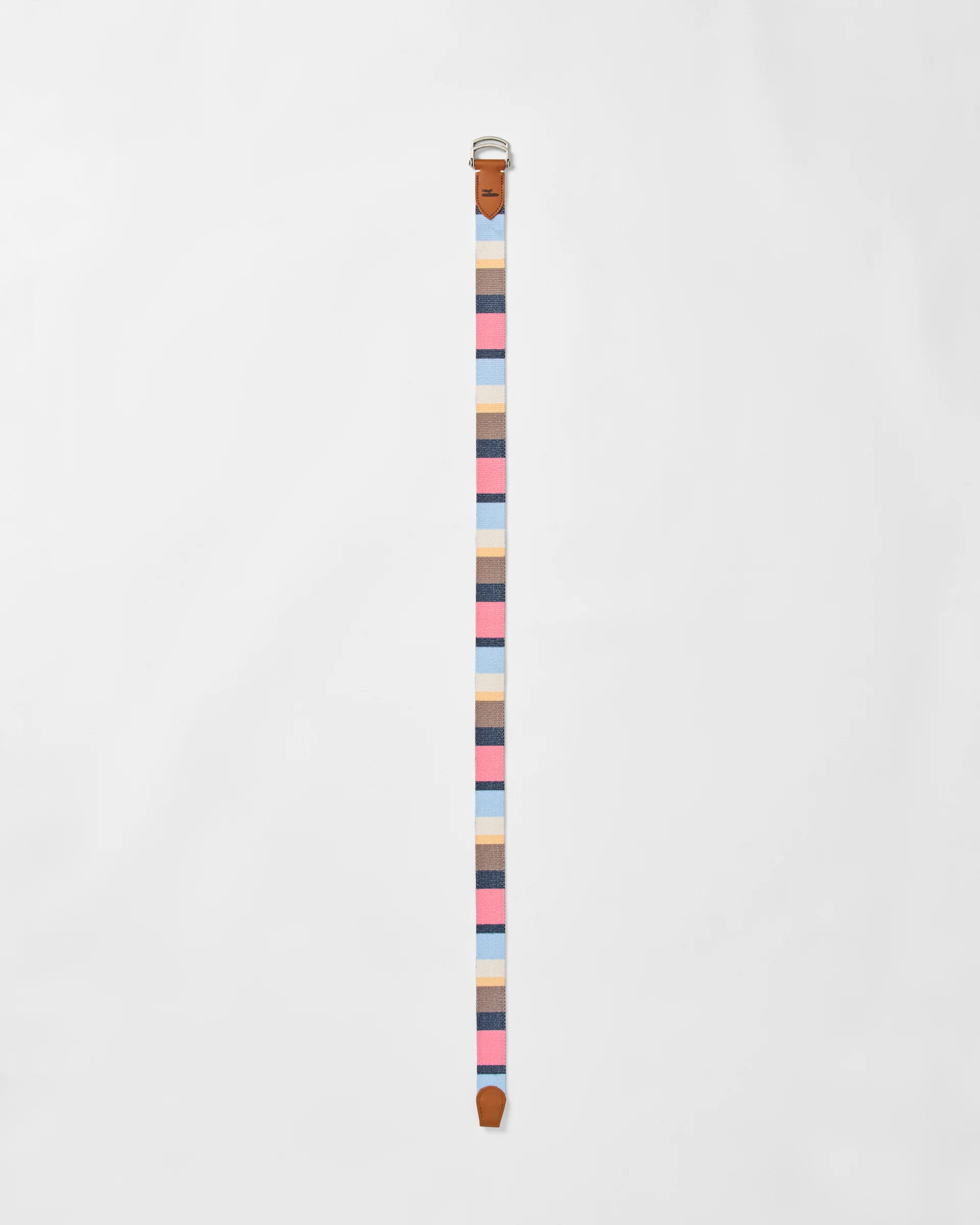 Bowen D-Ring Canvas Striped Belt - Image 3