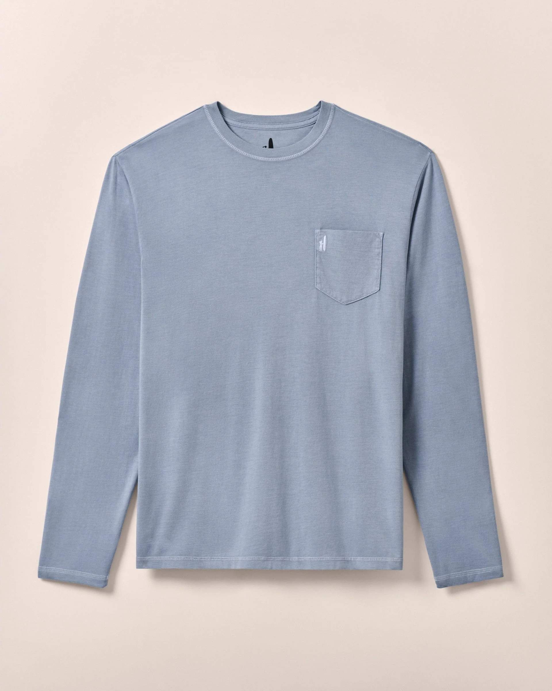 Brennan Long Sleeve Cotton Blend T-Shirt - Image 3