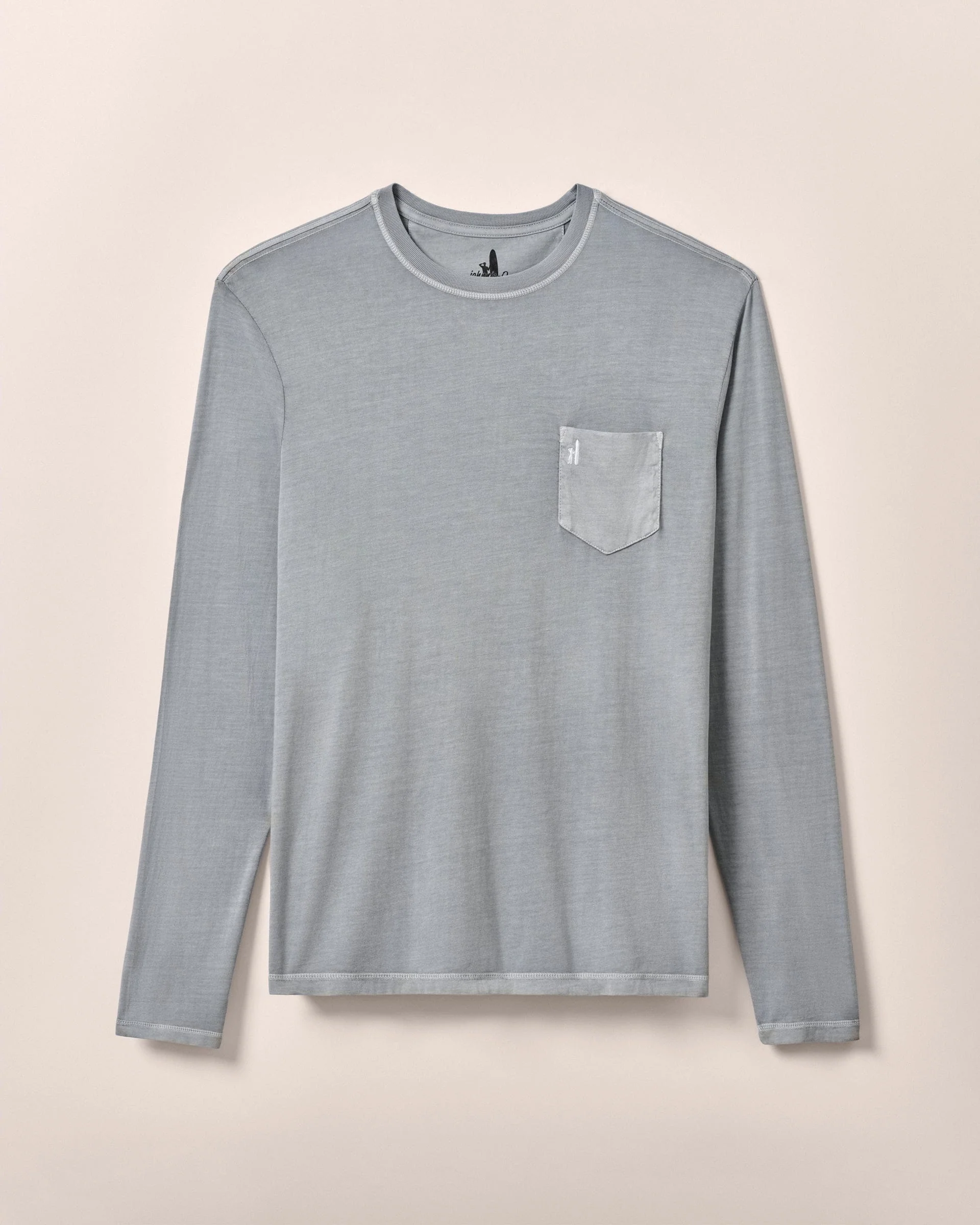 Brennan Long Sleeve Cotton Blend T-Shirt - Image 5