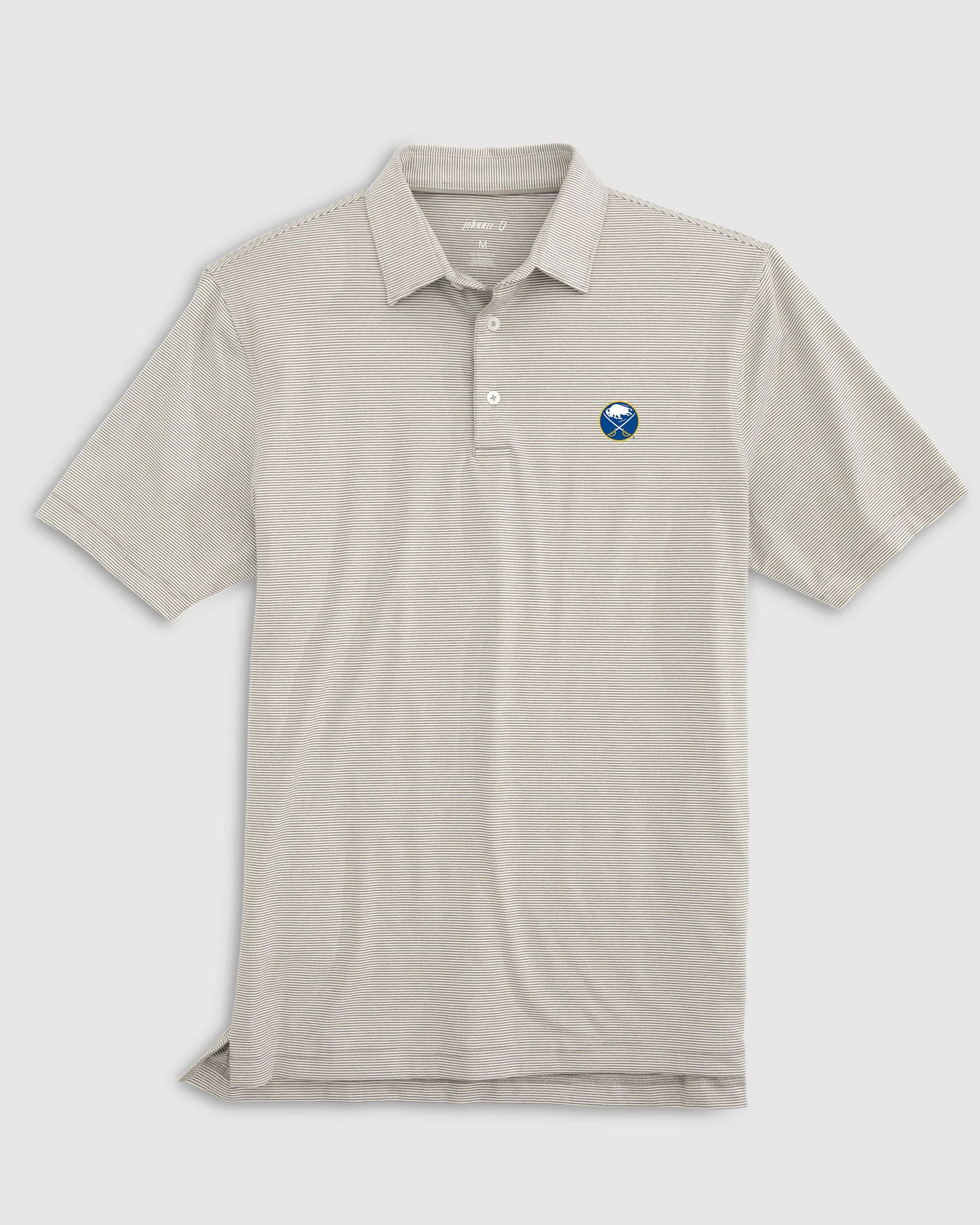 Buffalo Sabres Lyndonn Striped Jersey Performance Polo - Image 3