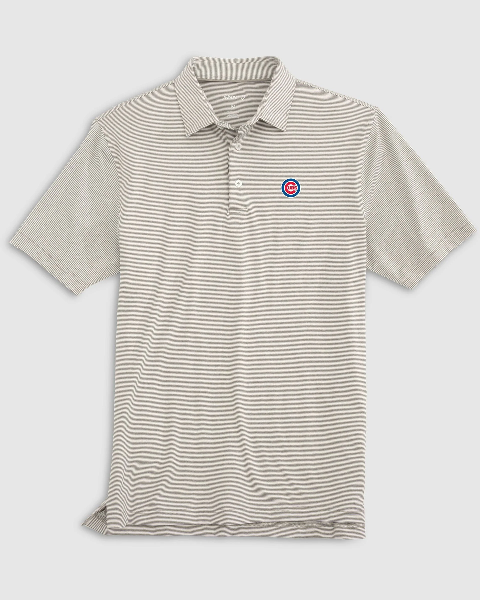 Chicago Cubs Lyndonn Striped Jersey Performance Polo - Image 2