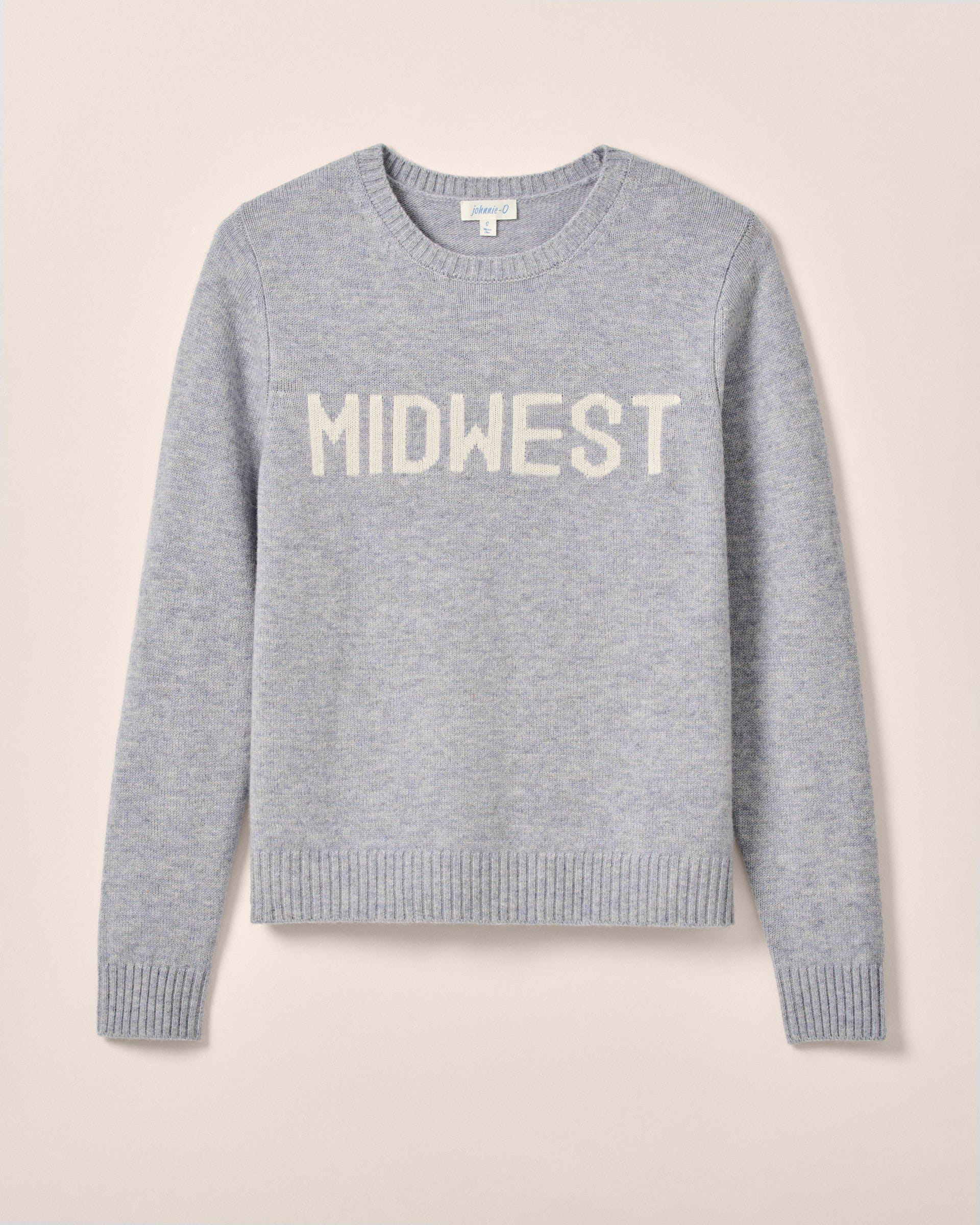 Coastal Cashmere Blend Crewneck Sweater - Image 6