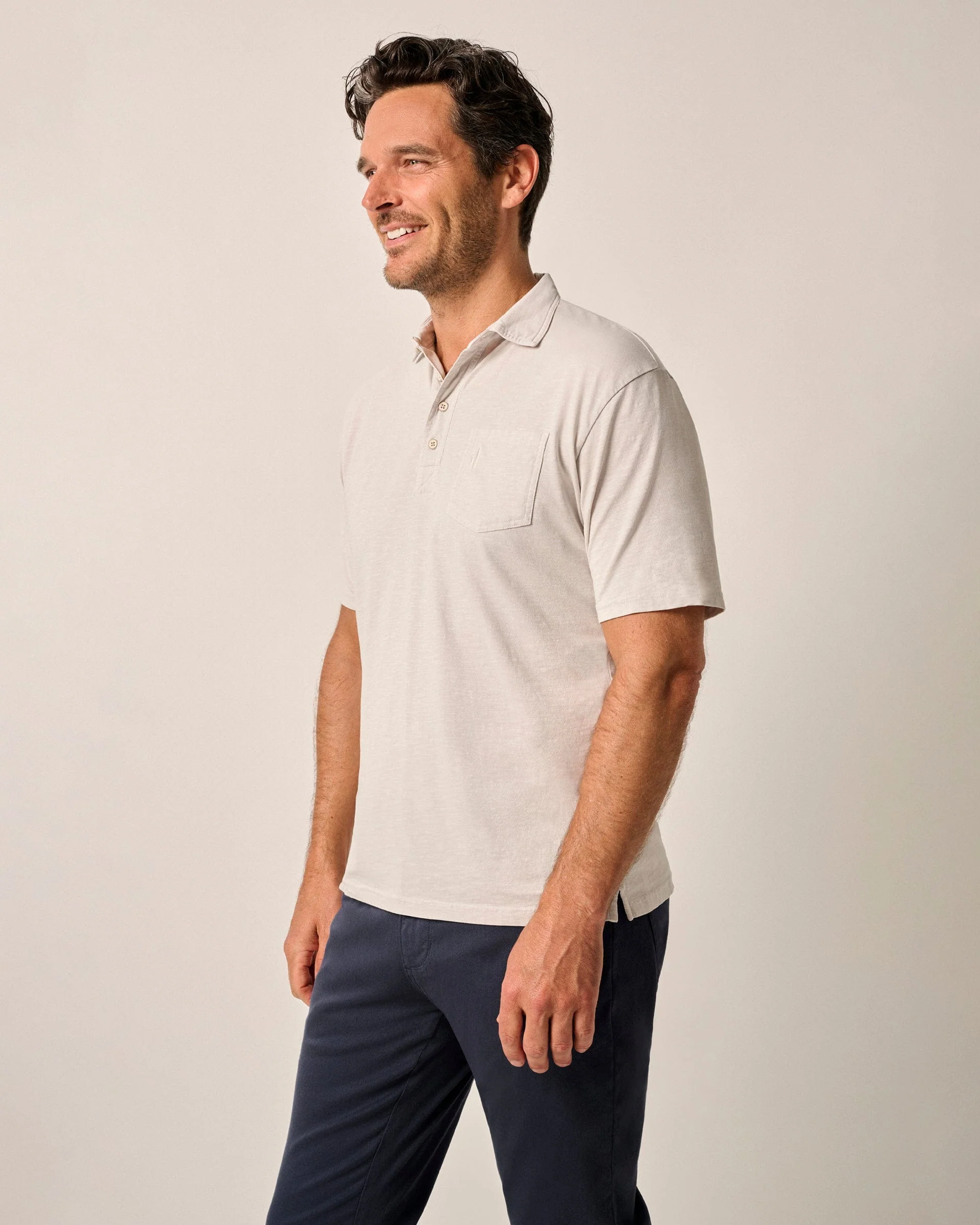 Original 4-Button Polo - Coastal Wash - Image 3