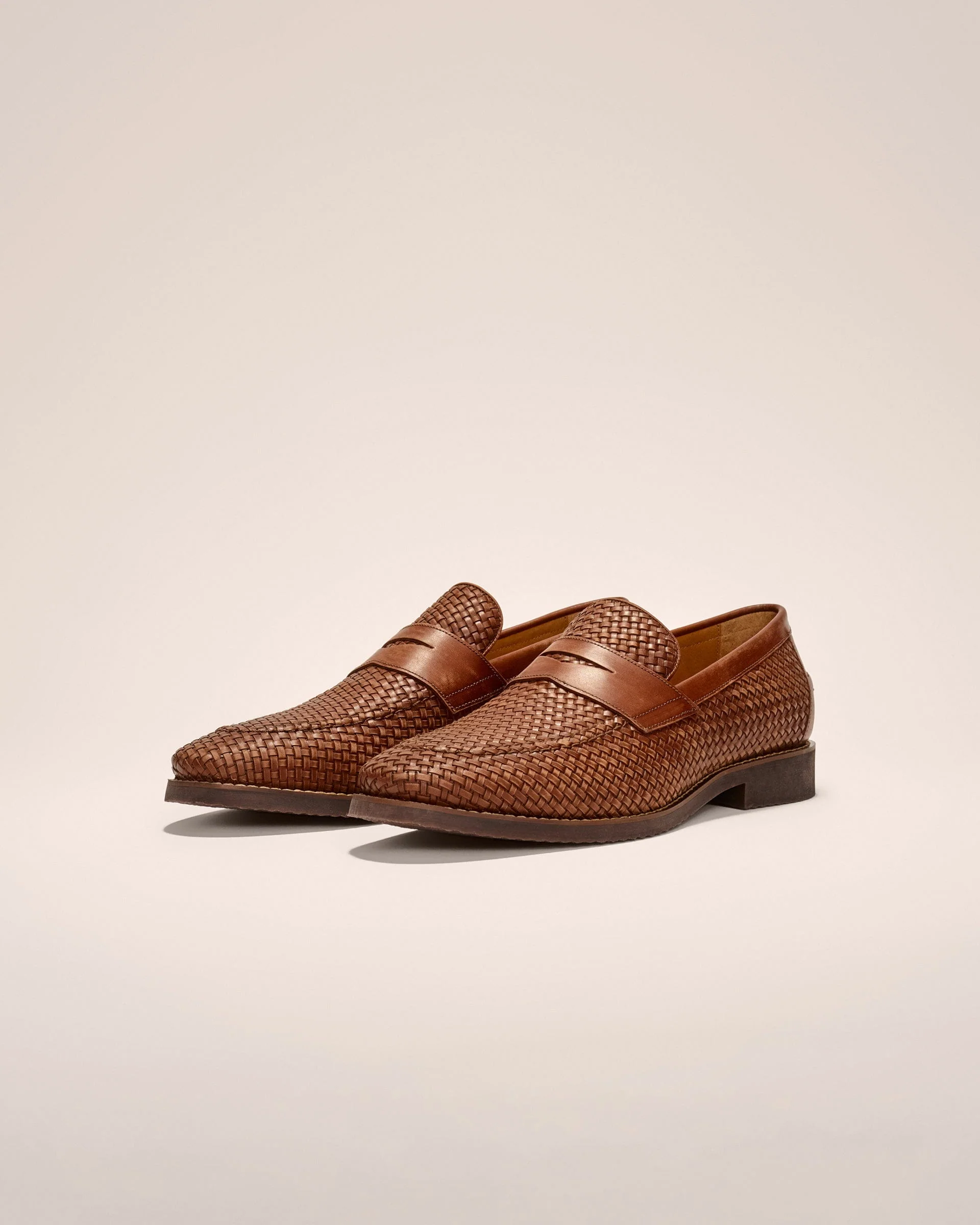 J-Flex Coronado Woven Leather Penny Loafer - Image 4