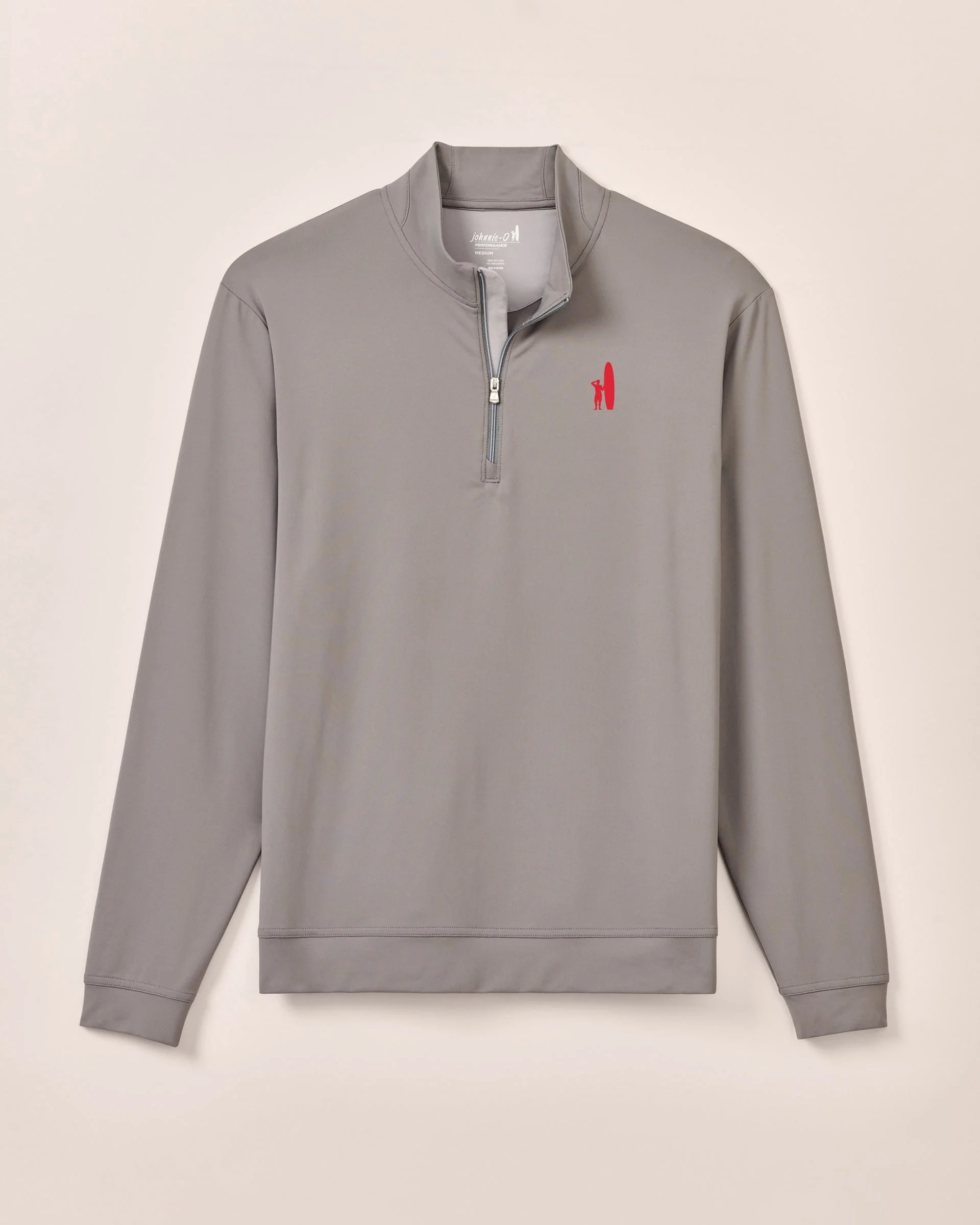 Custom Surfer Logo Motion Performance 1/4 Zip Pullover - Image 3