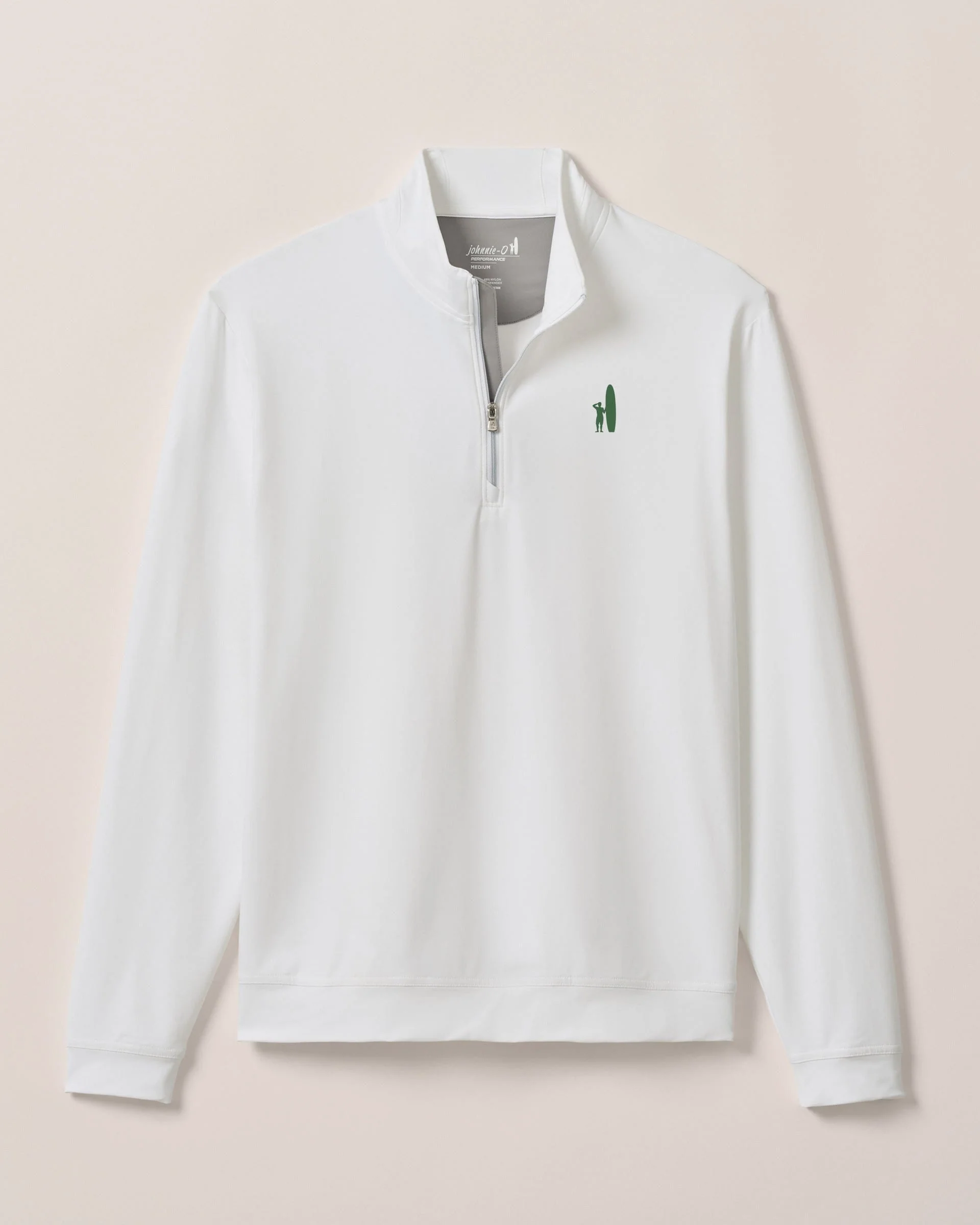 Custom Surfer Logo Motion Performance 1/4 Zip Pullover - Image 3