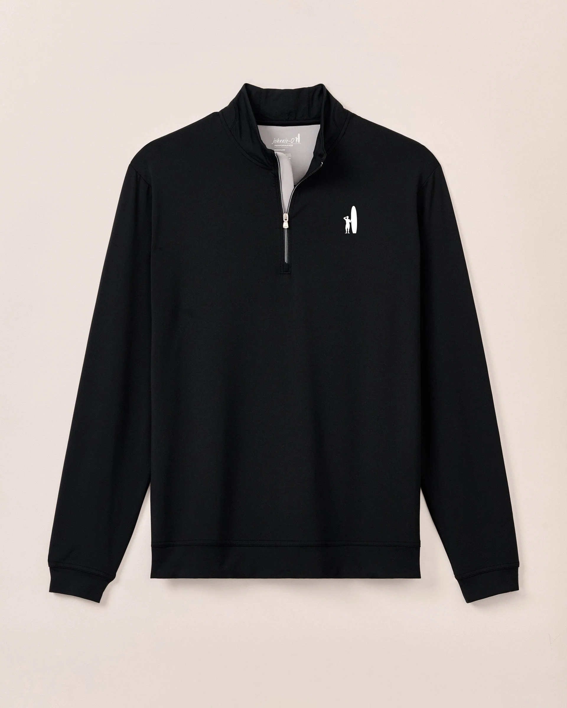 Custom Surfer Logo Motion Performance 1/4 Zip Pullover