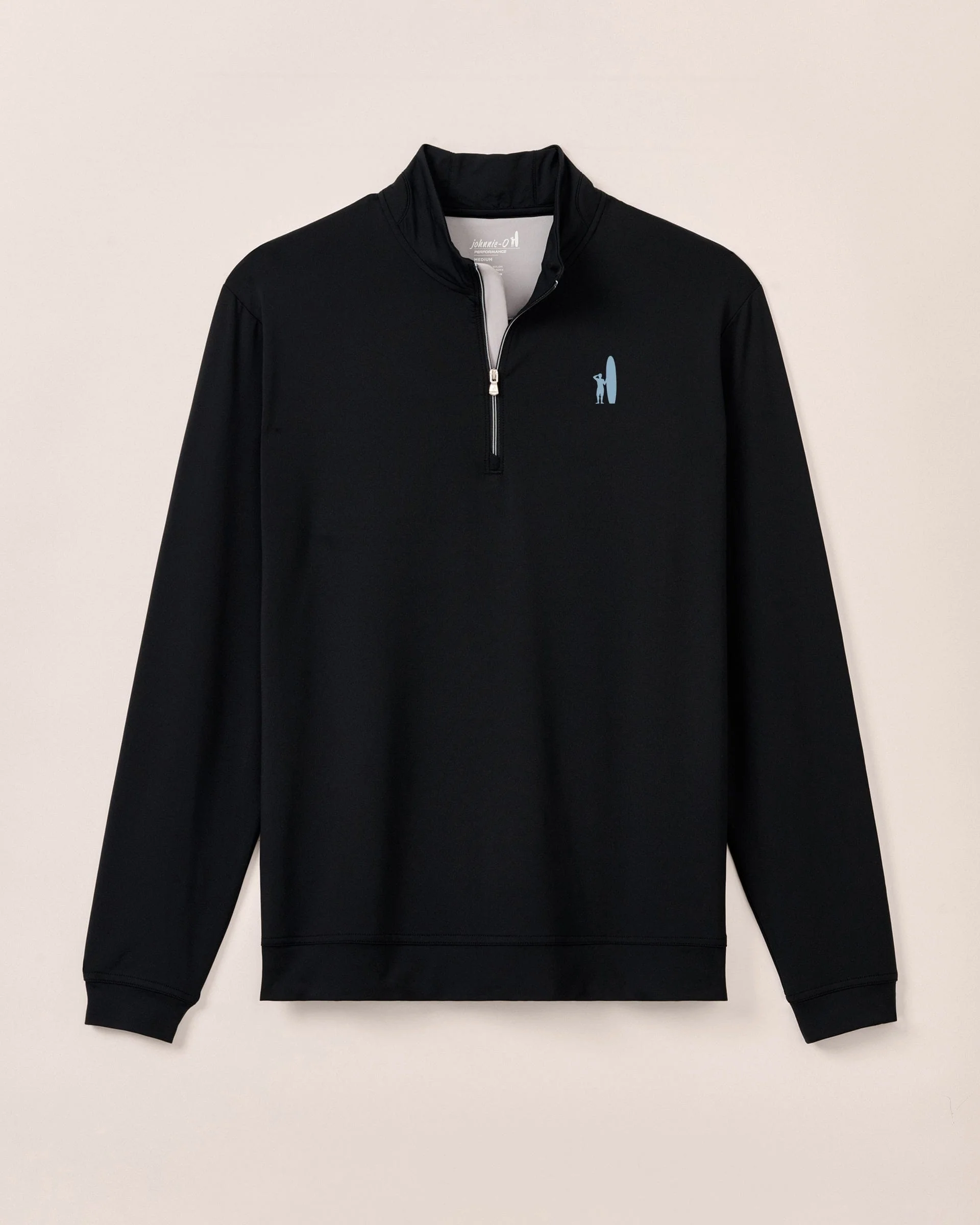 Custom Surfer Logo Motion Performance 1/4 Zip Pullover - Image 2