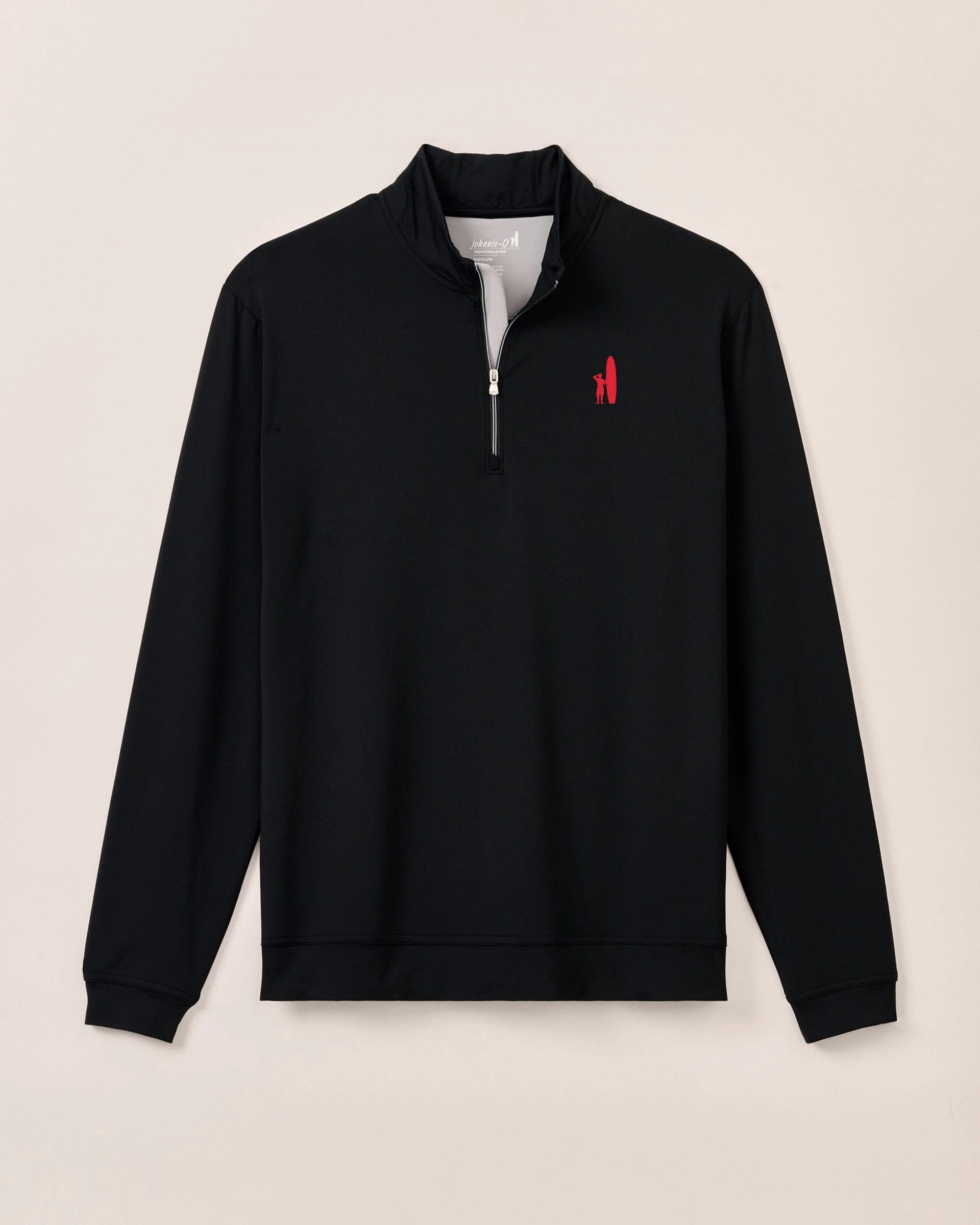 Custom Surfer Logo Motion Performance 1/4 Zip Pullover - Image 3