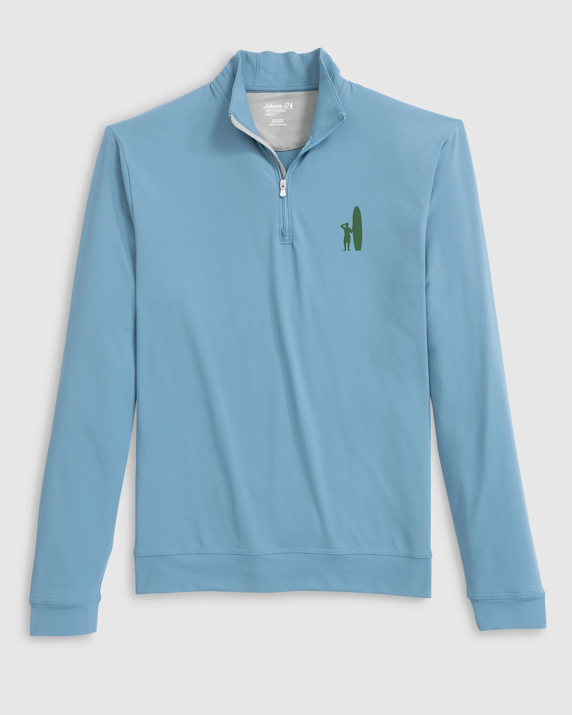 Custom Surfer Logo Motion Performance 1/4 Zip Pullover - Image 2