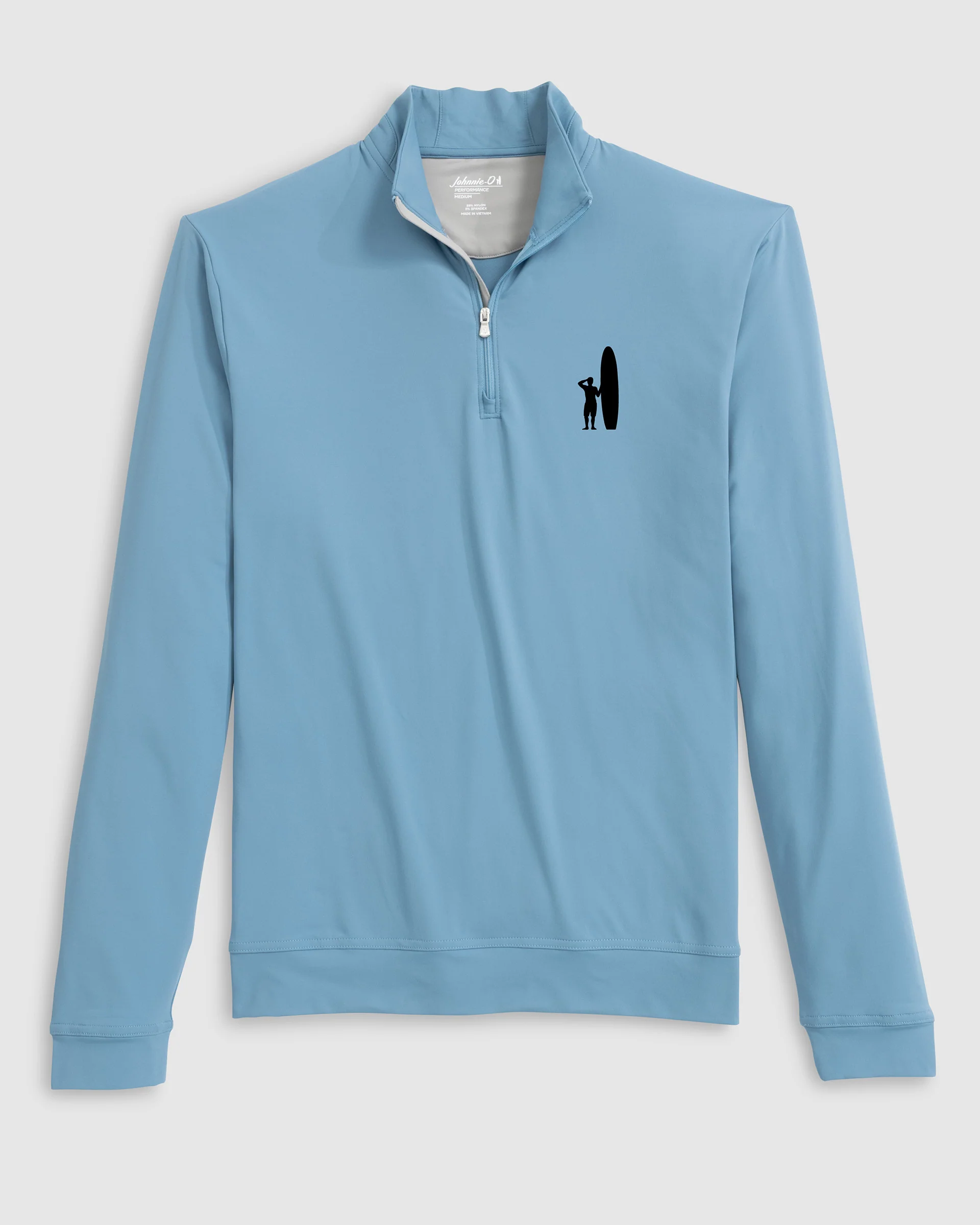 Custom Surfer Logo Motion Performance 1/4 Zip Pullover - Image 4