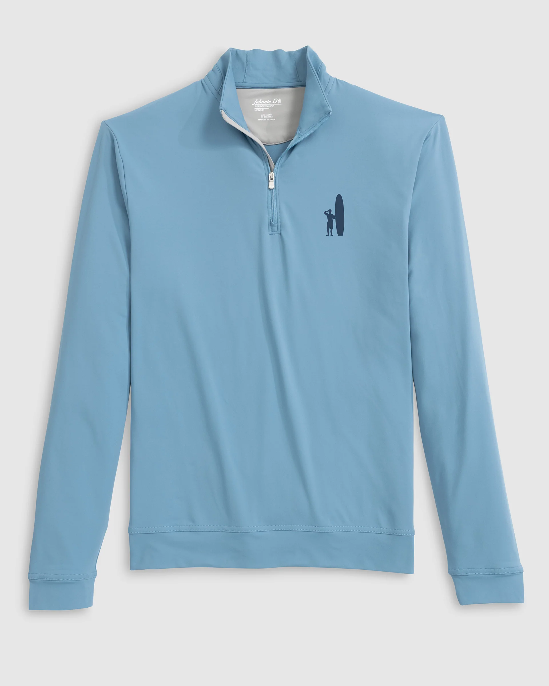 Custom Surfer Logo Motion Performance 1/4 Zip Pullover - Image 5