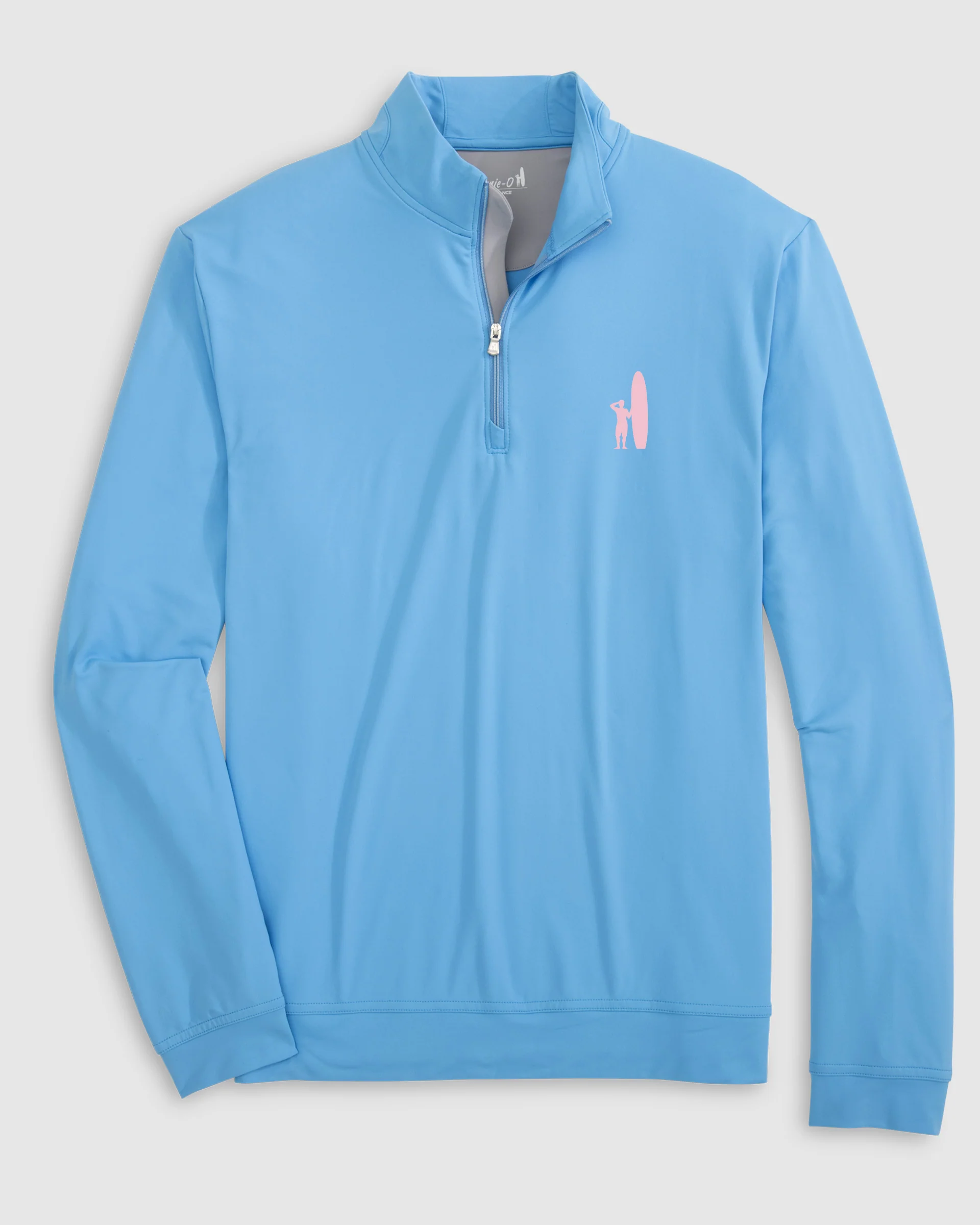 Custom Surfer Logo Motion Performance 1/4 Zip Pullover - Image 3