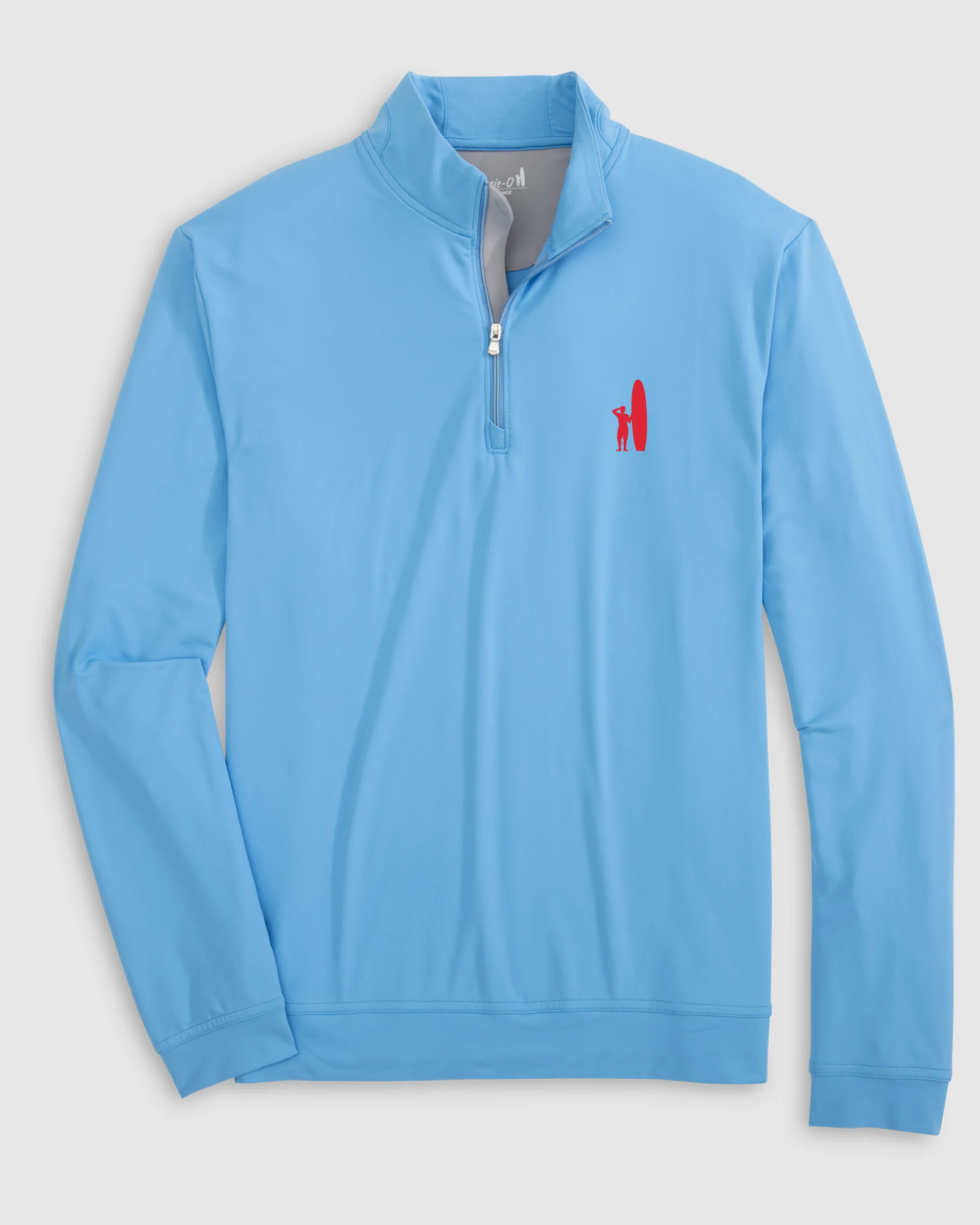 Custom Surfer Logo Motion Performance 1/4 Zip Pullover - Image 5
