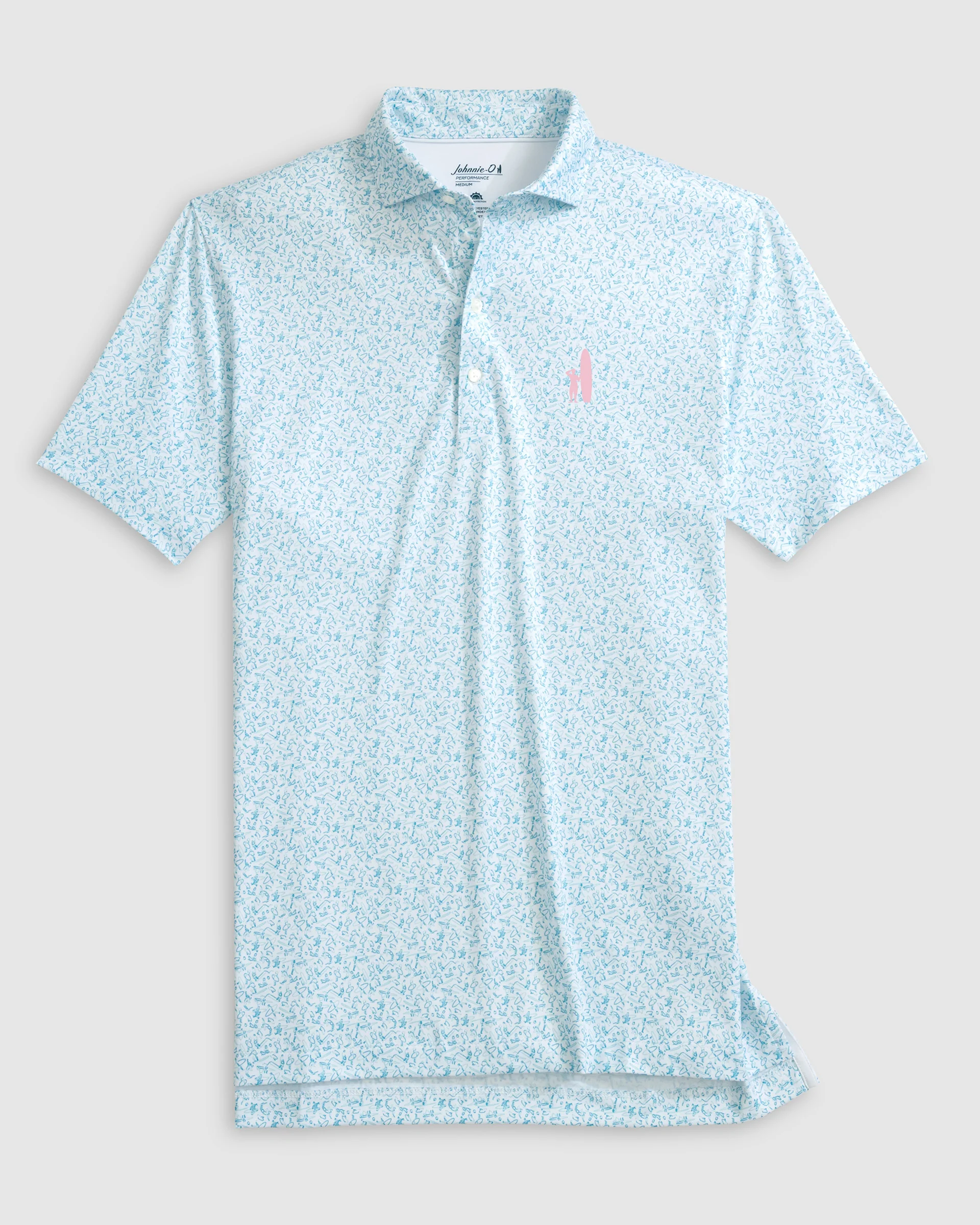 Custom Surfer Logo Performance Jersey Polo - Beach Break - Image 6