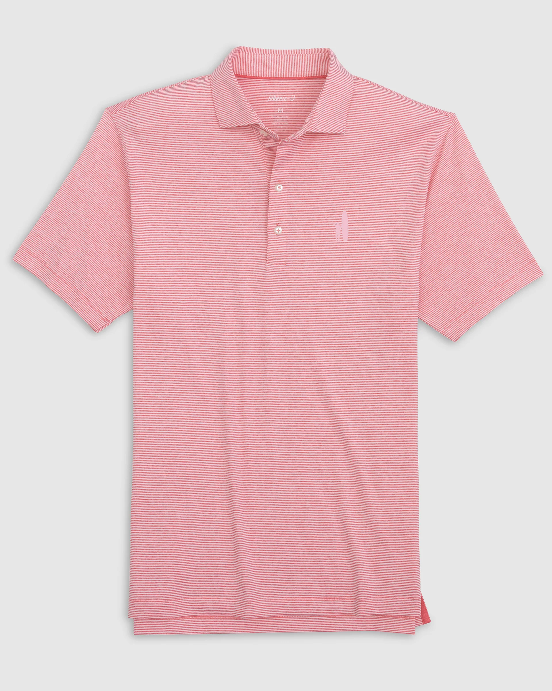 Custom Surfer Logo Performance Jersey Polo - Lyndonn Stripe - Image 6