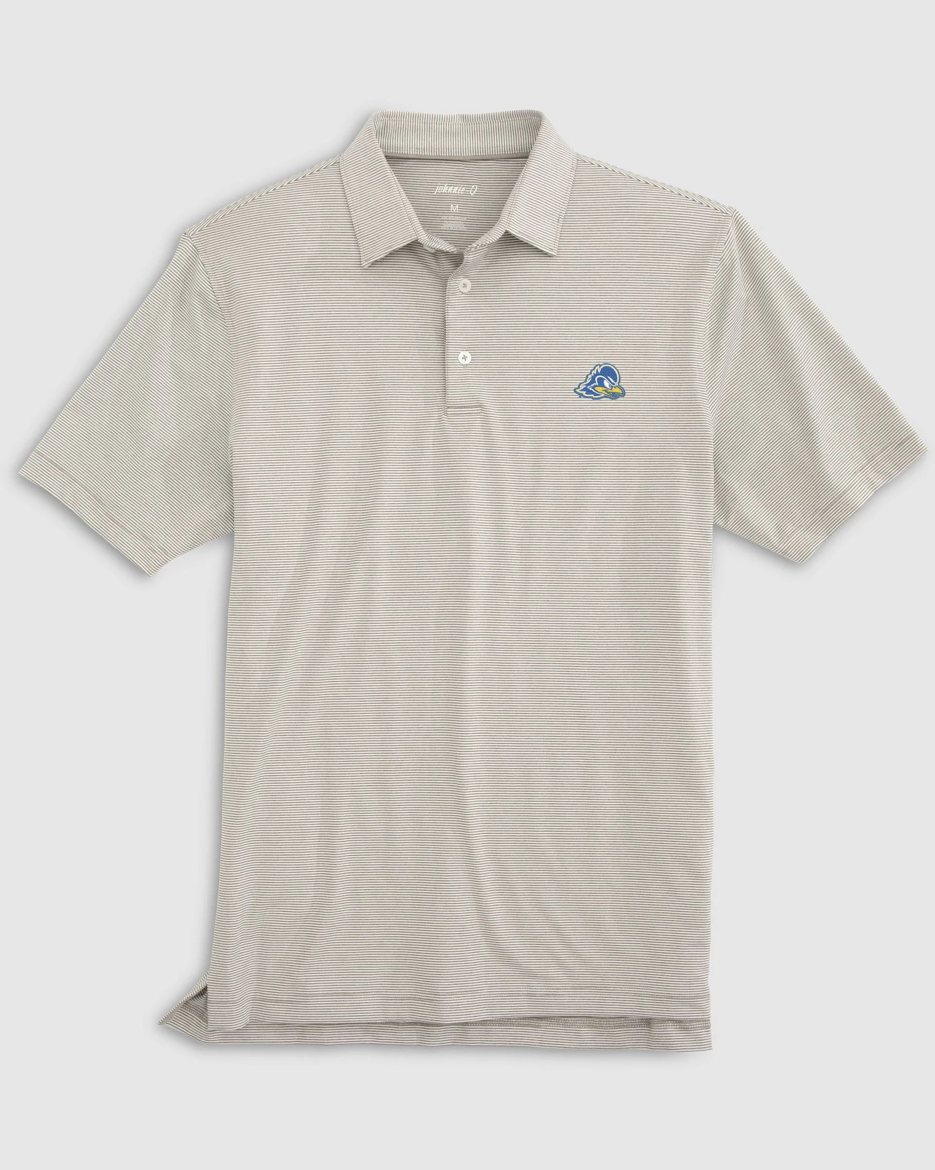 University of Delaware Lyndonn Striped Jersey Performance Polo