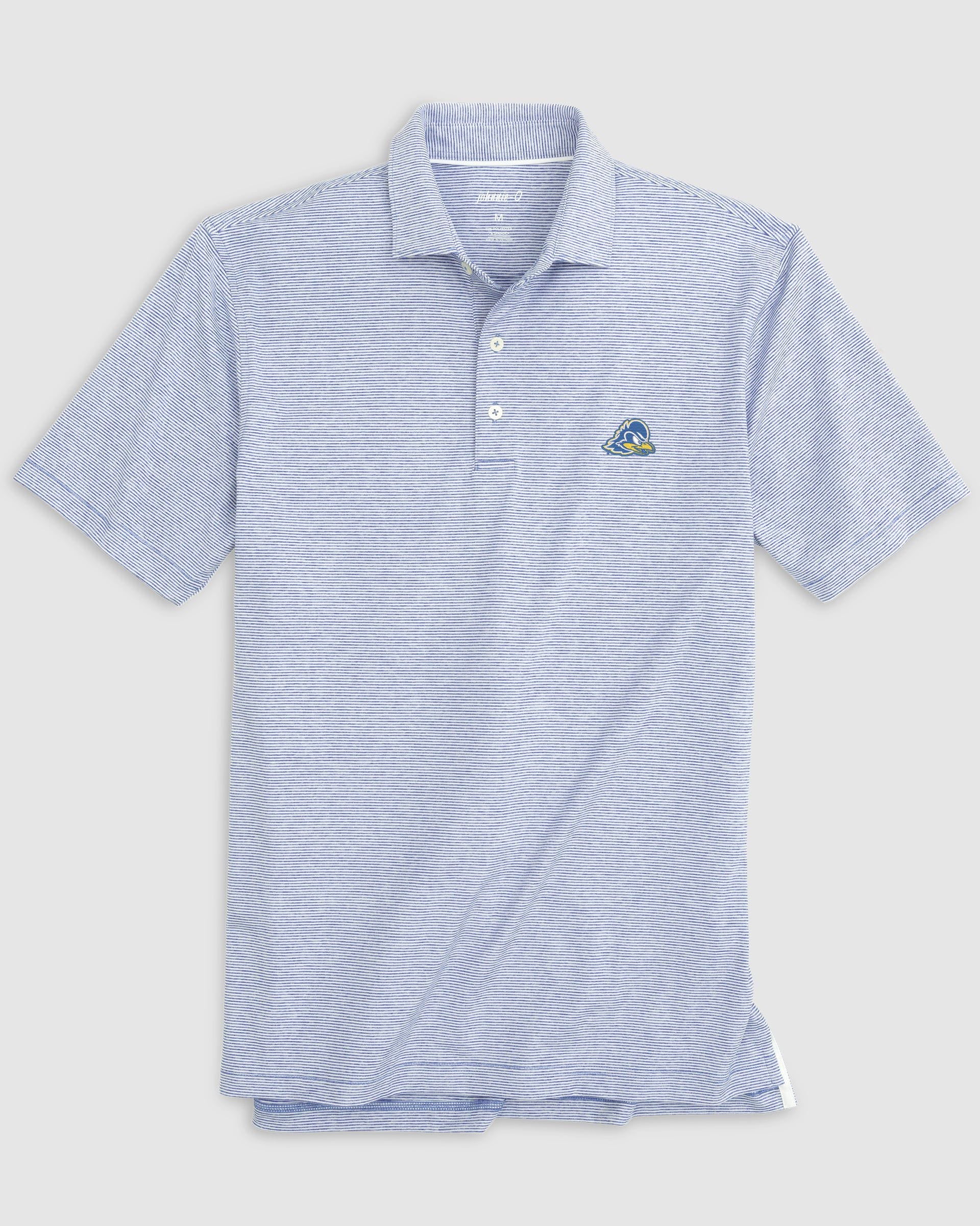 University of Delaware Lyndonn Striped Jersey Performance Polo - Image 2