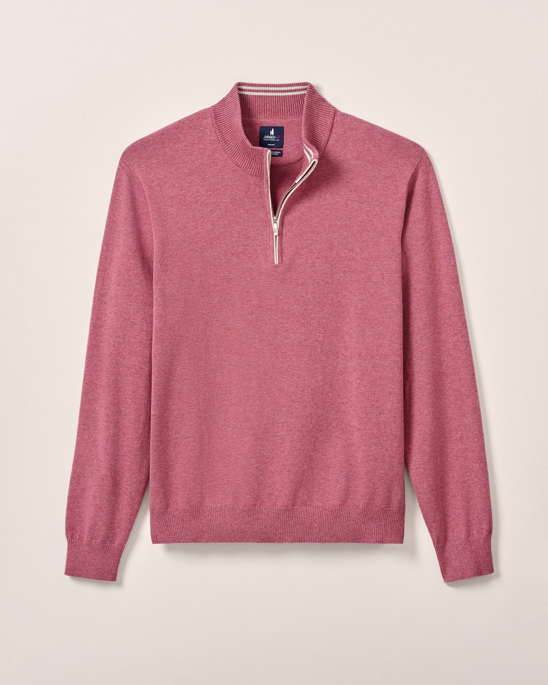 Desmond Plaited Cotton Blend 1/4 Zip Sweater - Image 5