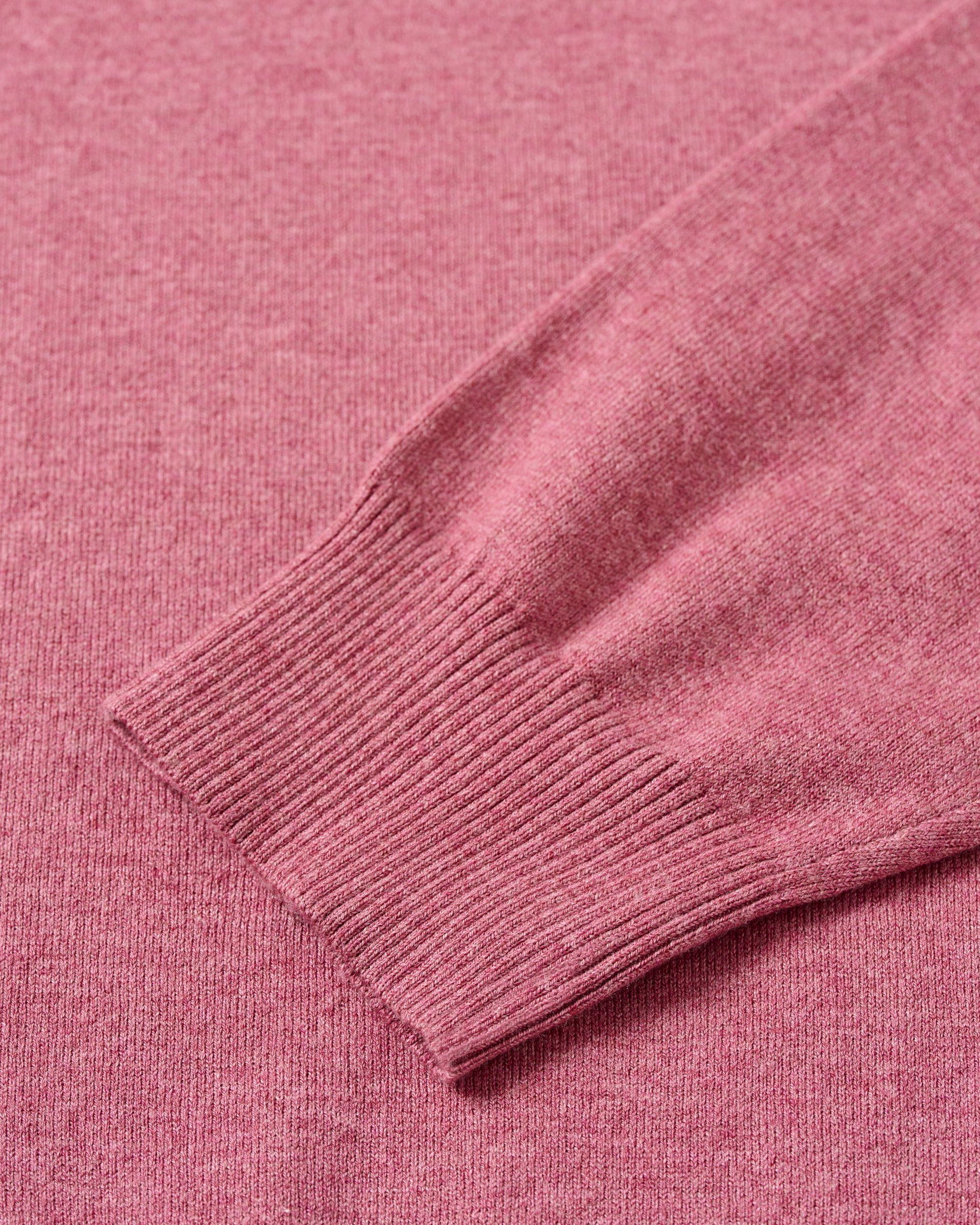 Desmond Plaited Cotton Blend 1/4 Zip Sweater - Image 8