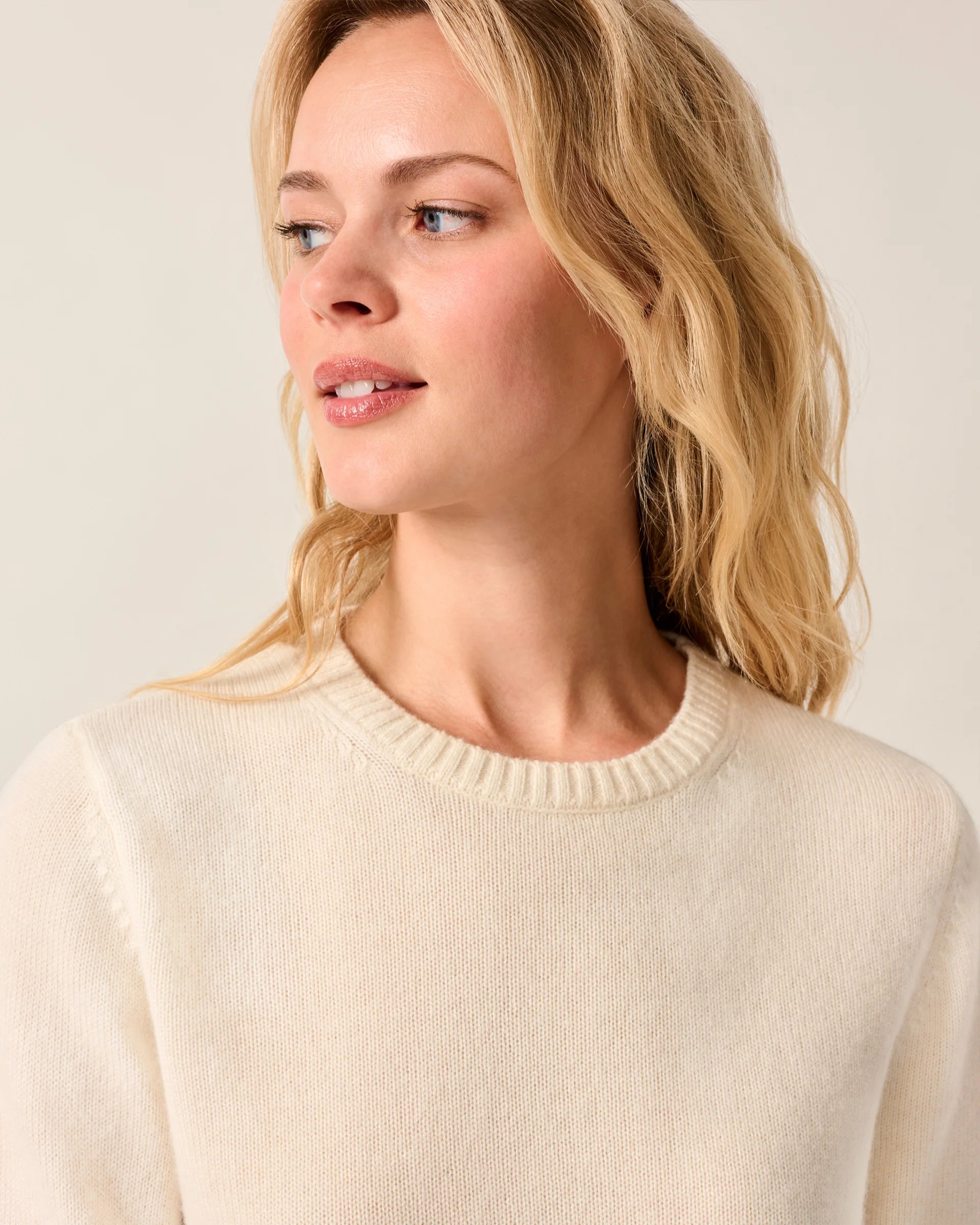 Cashmere Blend Crewneck Sweater - Image 3