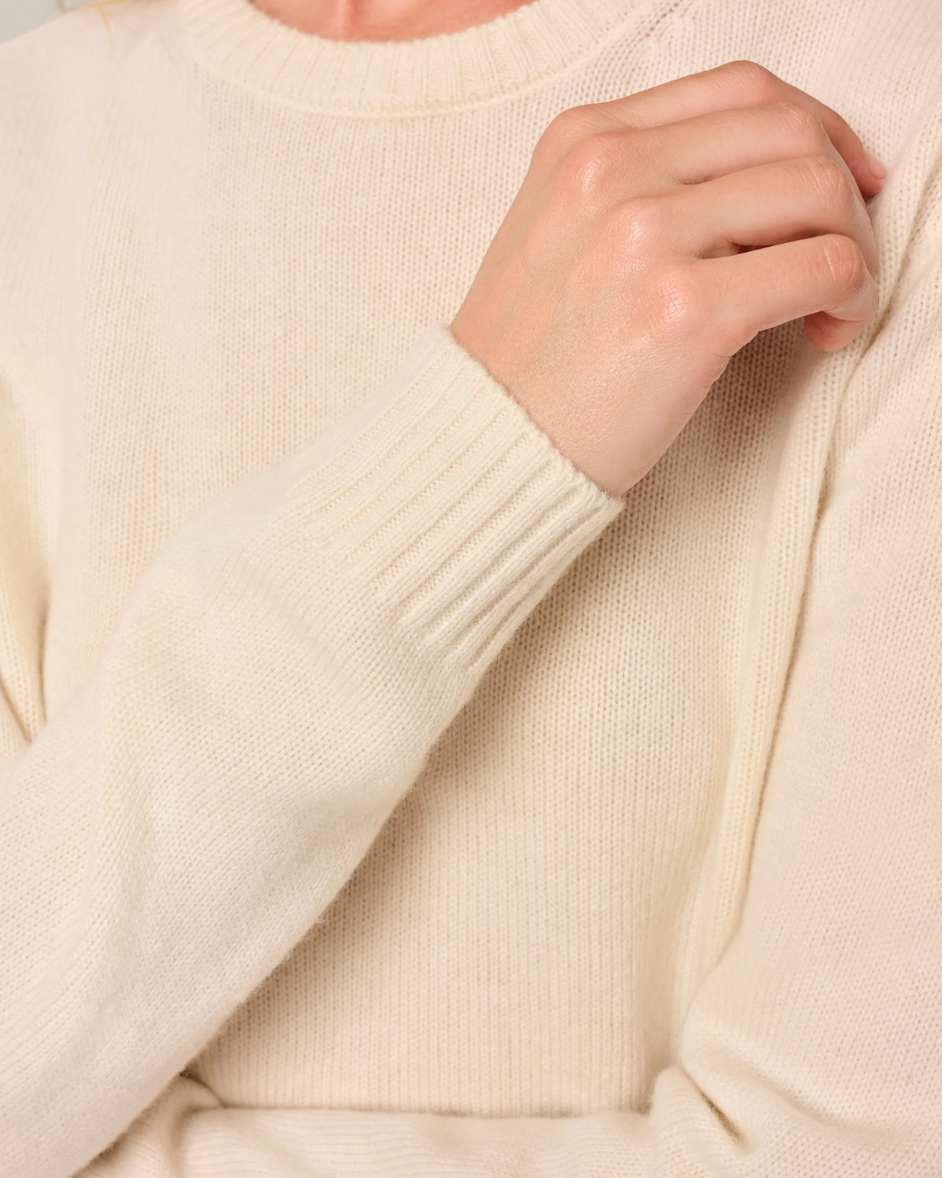 Cashmere Blend Crewneck Sweater - Image 5