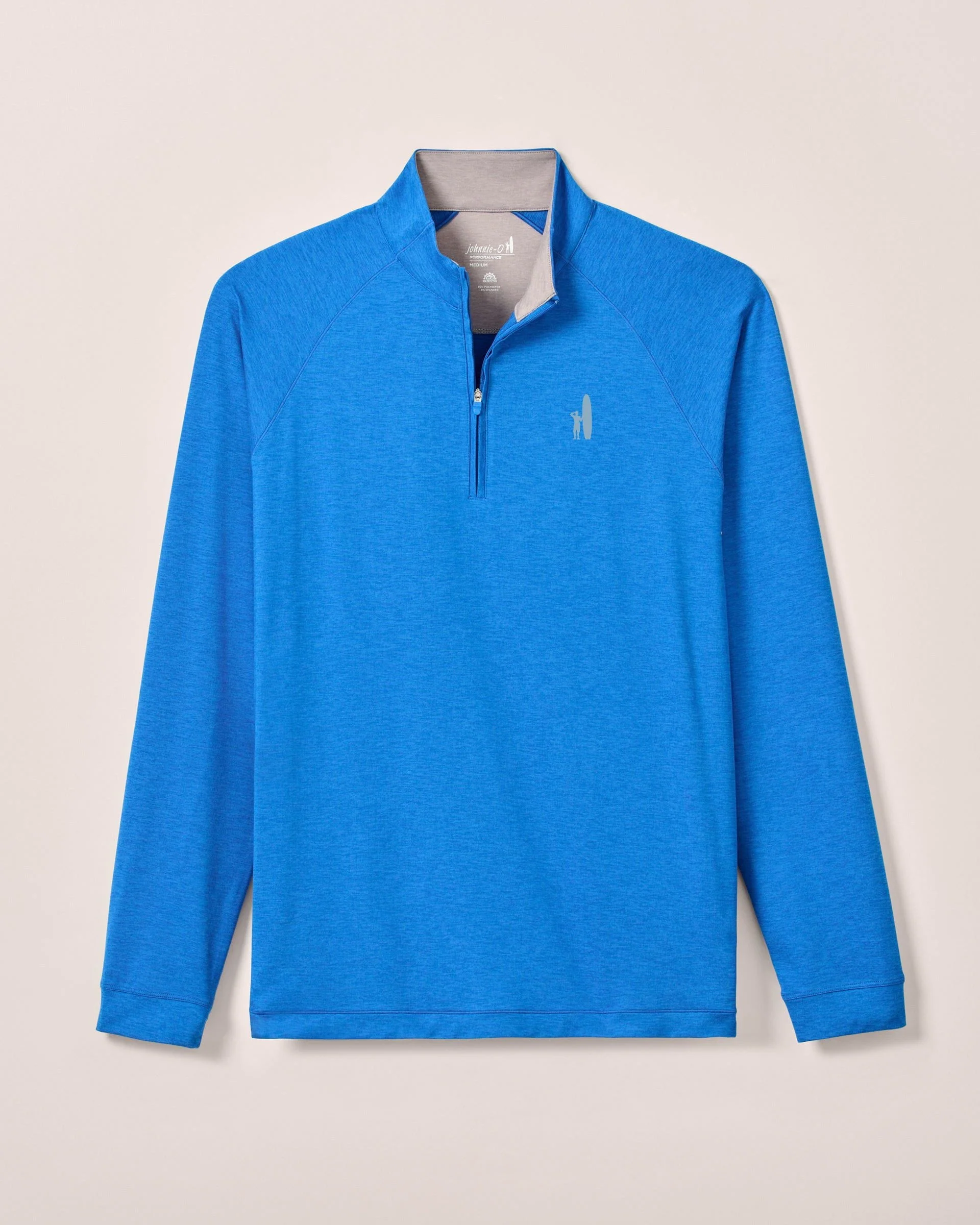 Custom Surfer Logo Freeborne Performance 1/4 Zip Pullover - Image 2