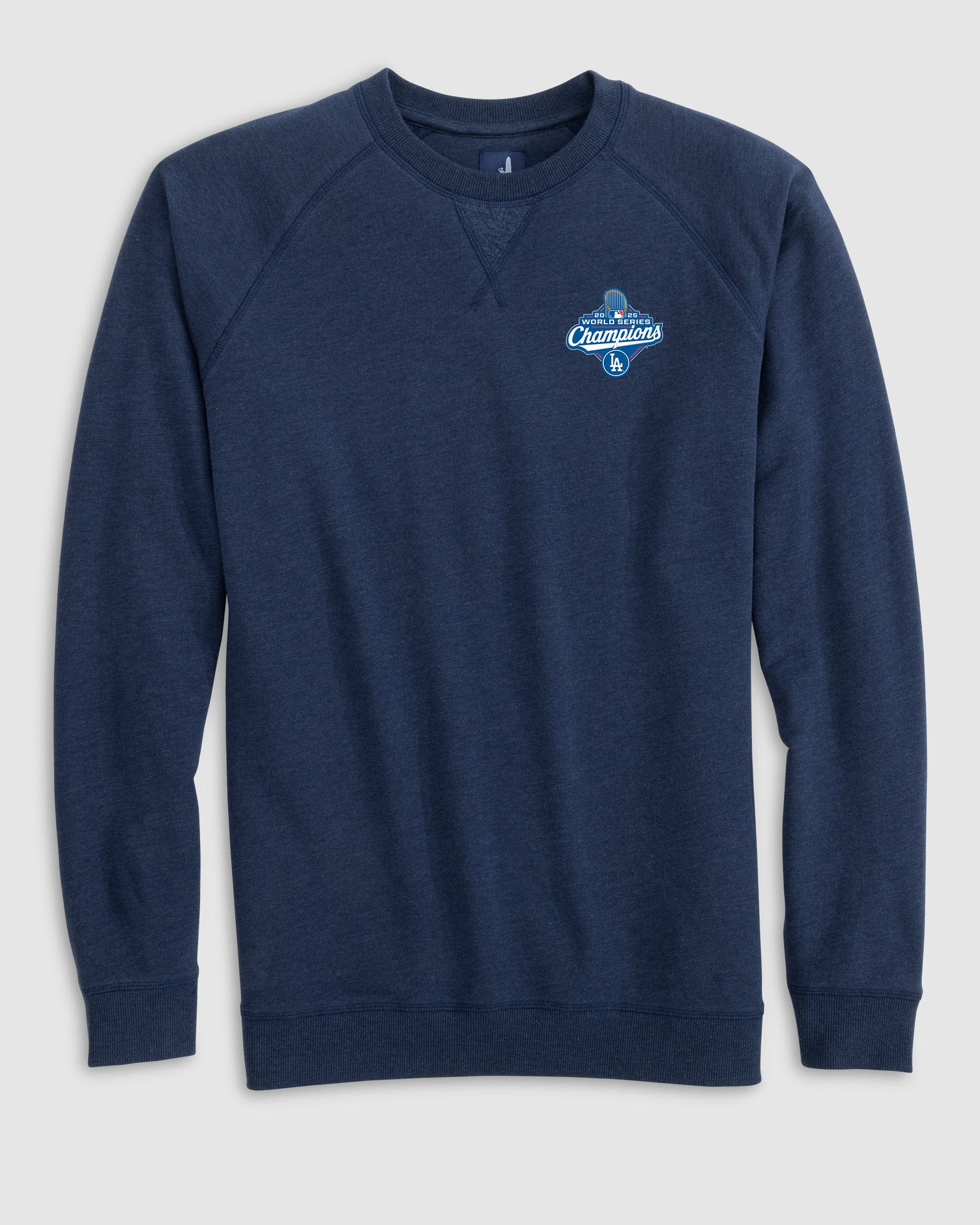 Los Angeles Dodgers Freeman Crewneck Fleece Sweatshirt - 2025 World Series Champions Logo