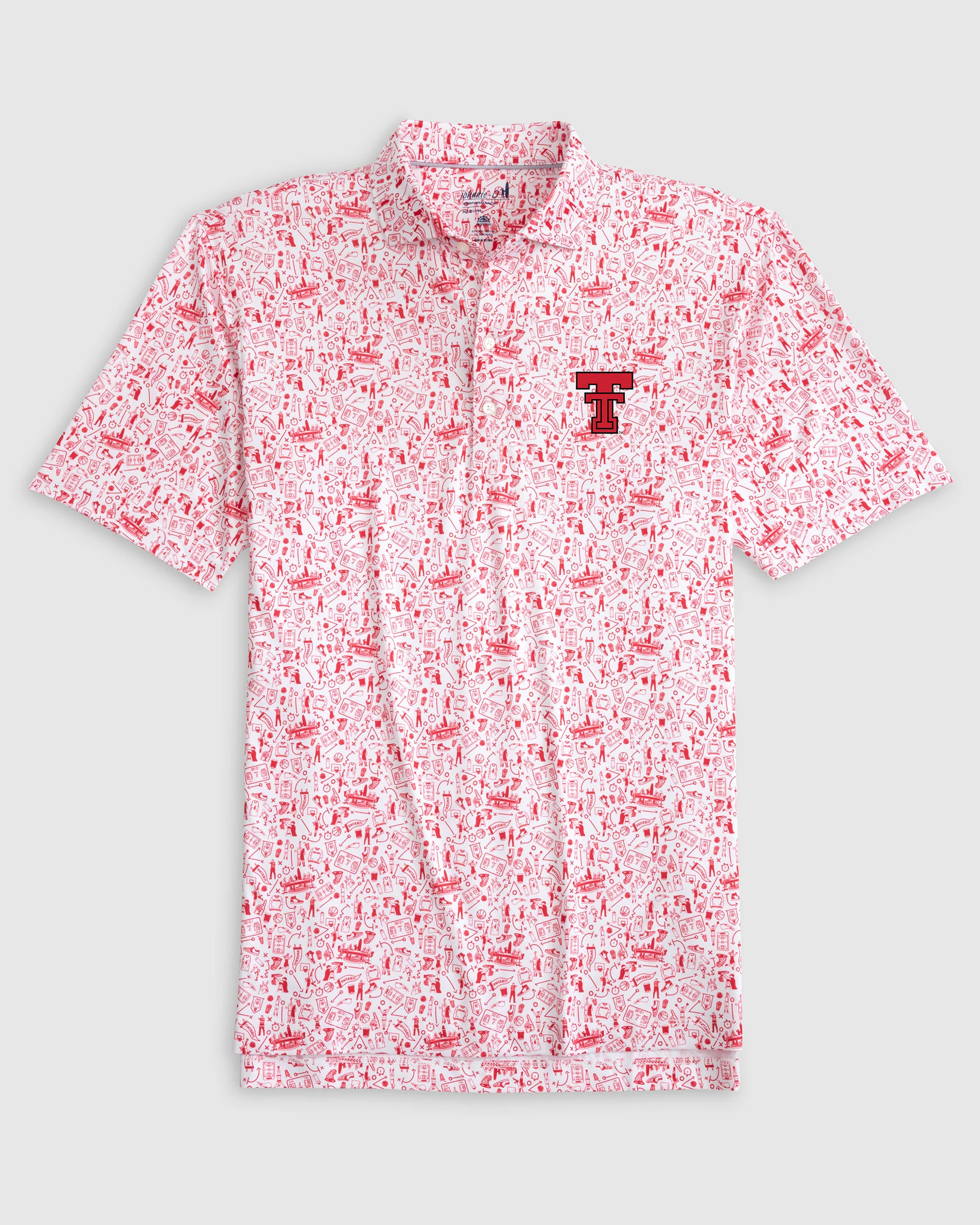 Texas Tech Hoop There It Is Performance Jersey Polo - Image 2