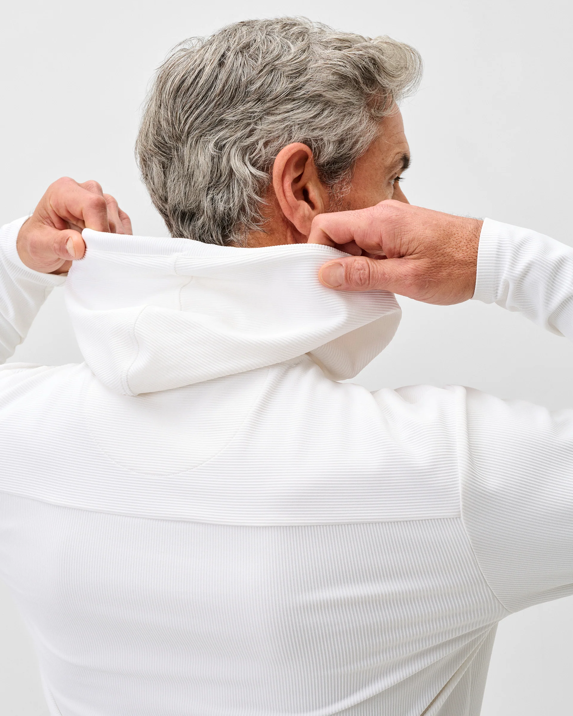 Hoppin Ribbed Knit Performance Hoodie - Image 3