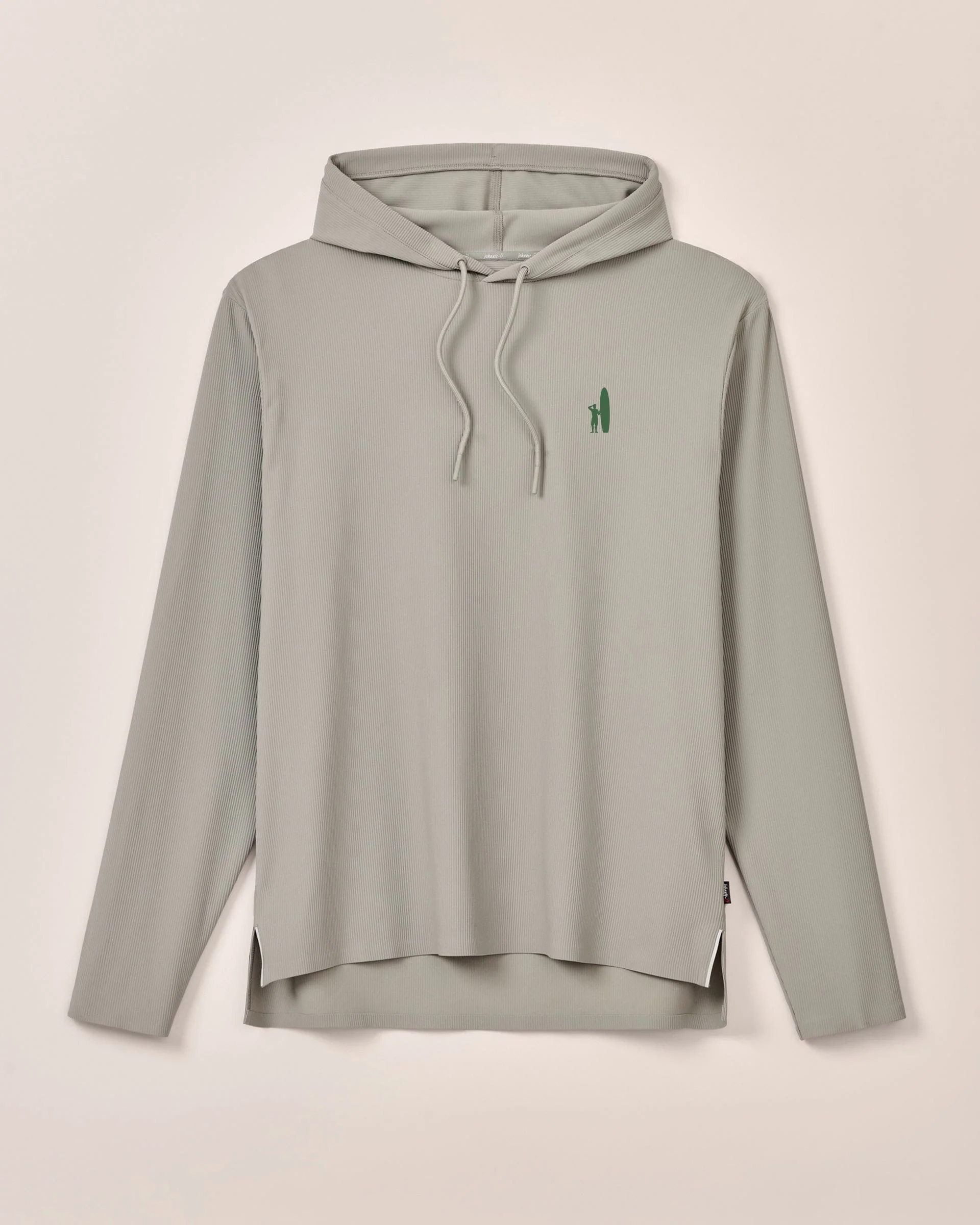 Custom Surfer Logo Hoppin Performance Drawstring Hoodie - Image 12