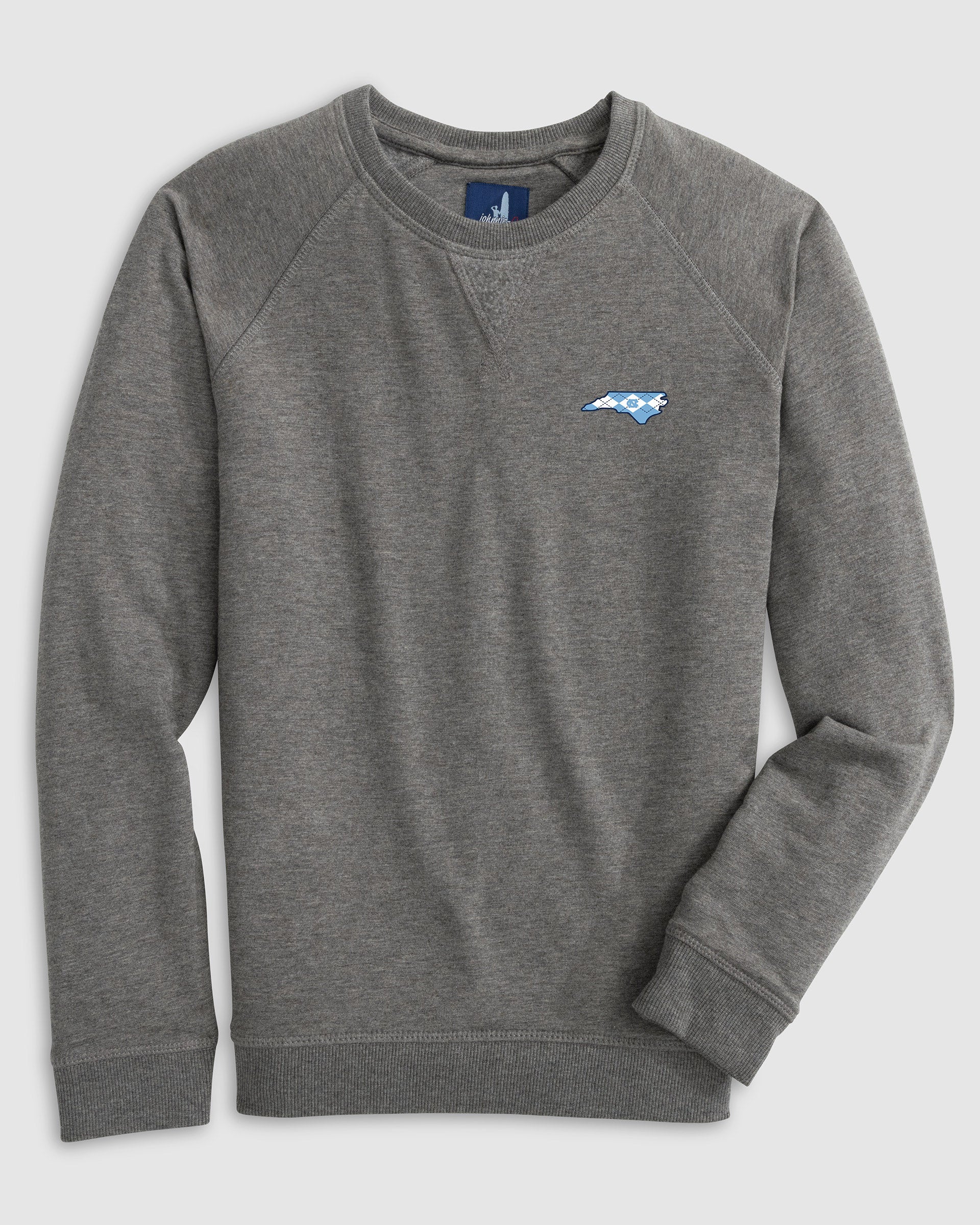 University of North Carolina Freeman Jr. Crewneck Sweatshirt - Argyle Logo - Image 2