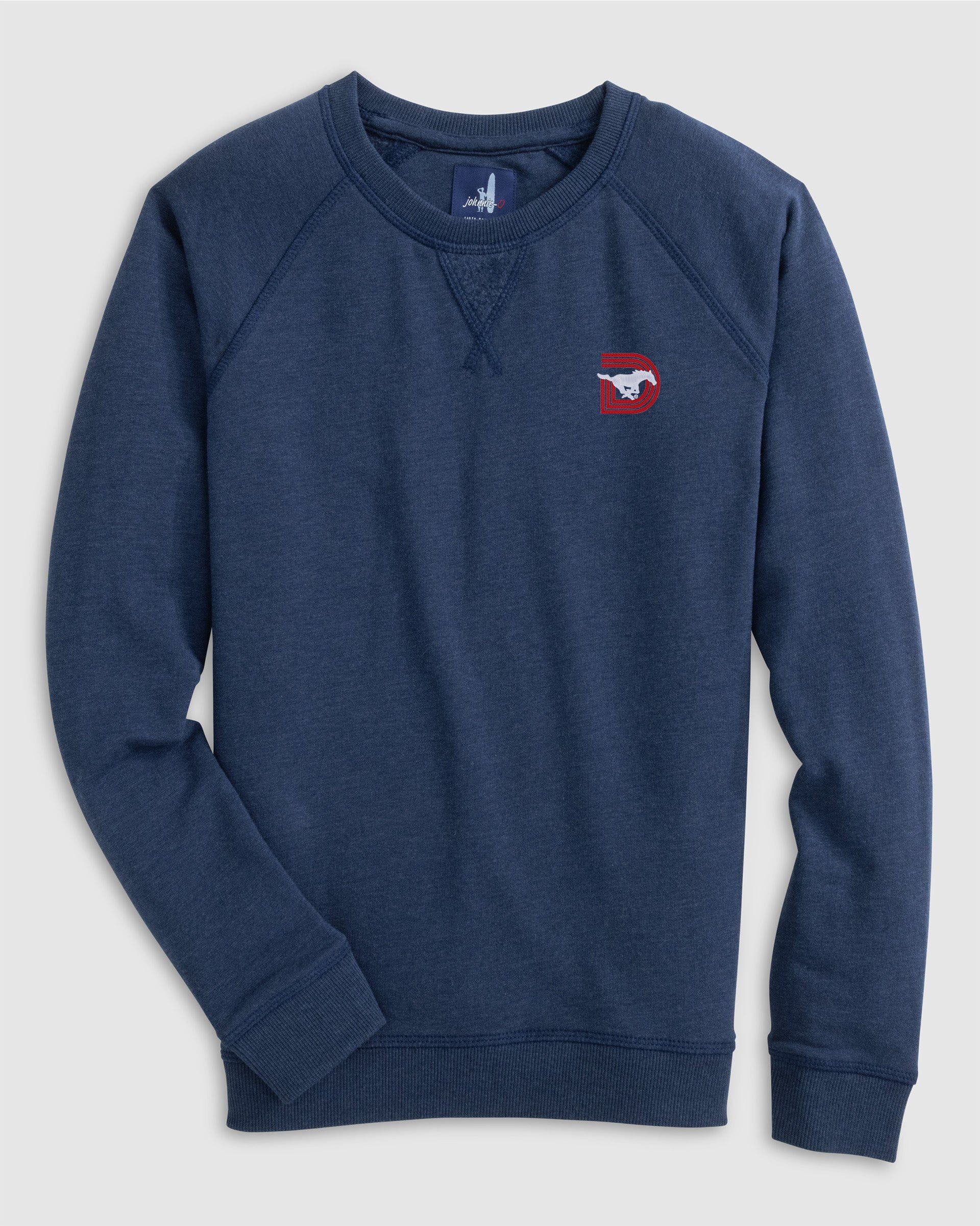Southern Methodist Freeman Jr. Crewneck Sweatshirt - Triple D Logo