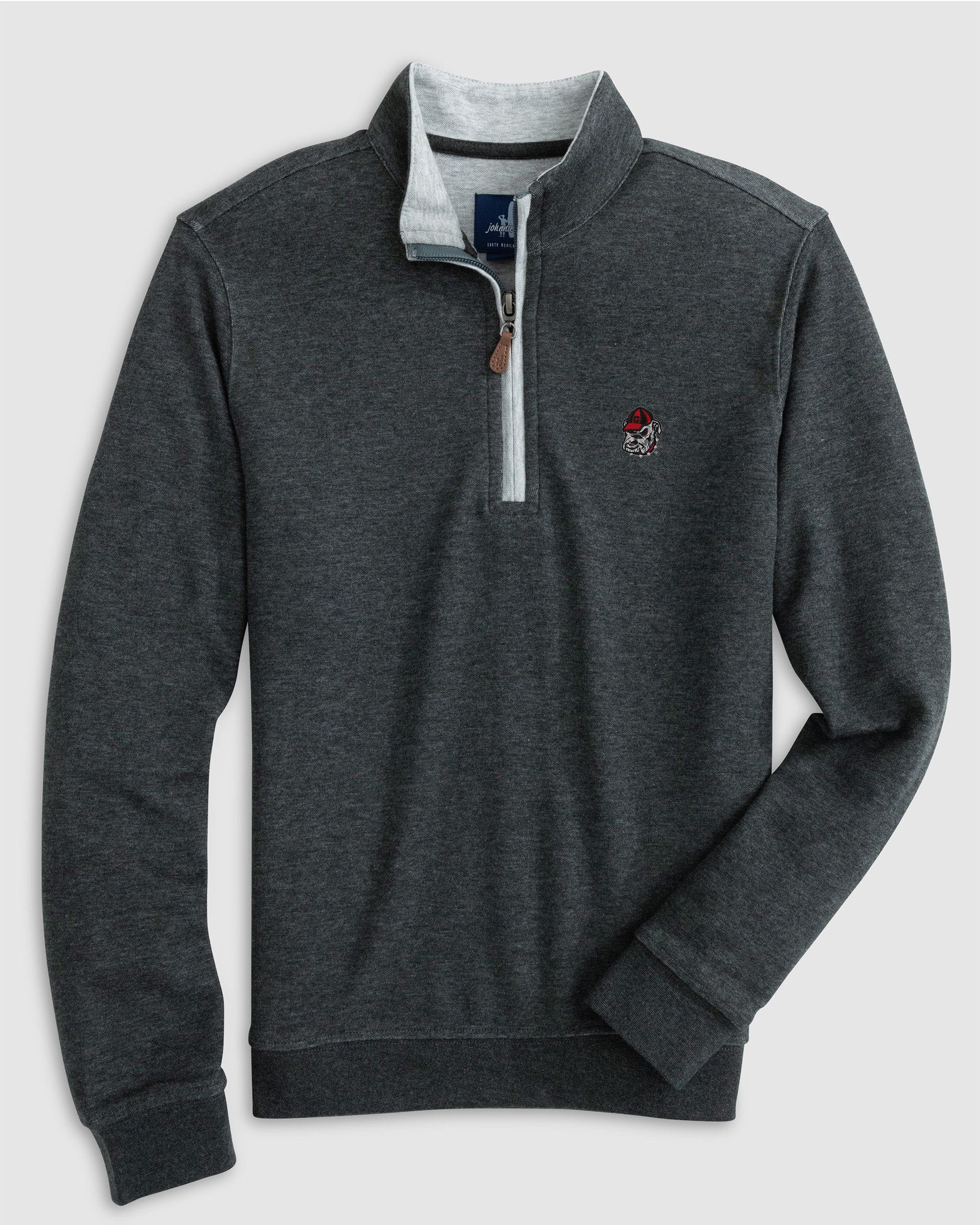 Georgia Sully Jr. 1/4 Zip - Bulldog Head Logo - Image 3