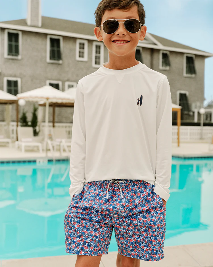 Basin Jr. Performance UPF Rash Guard - Image 2