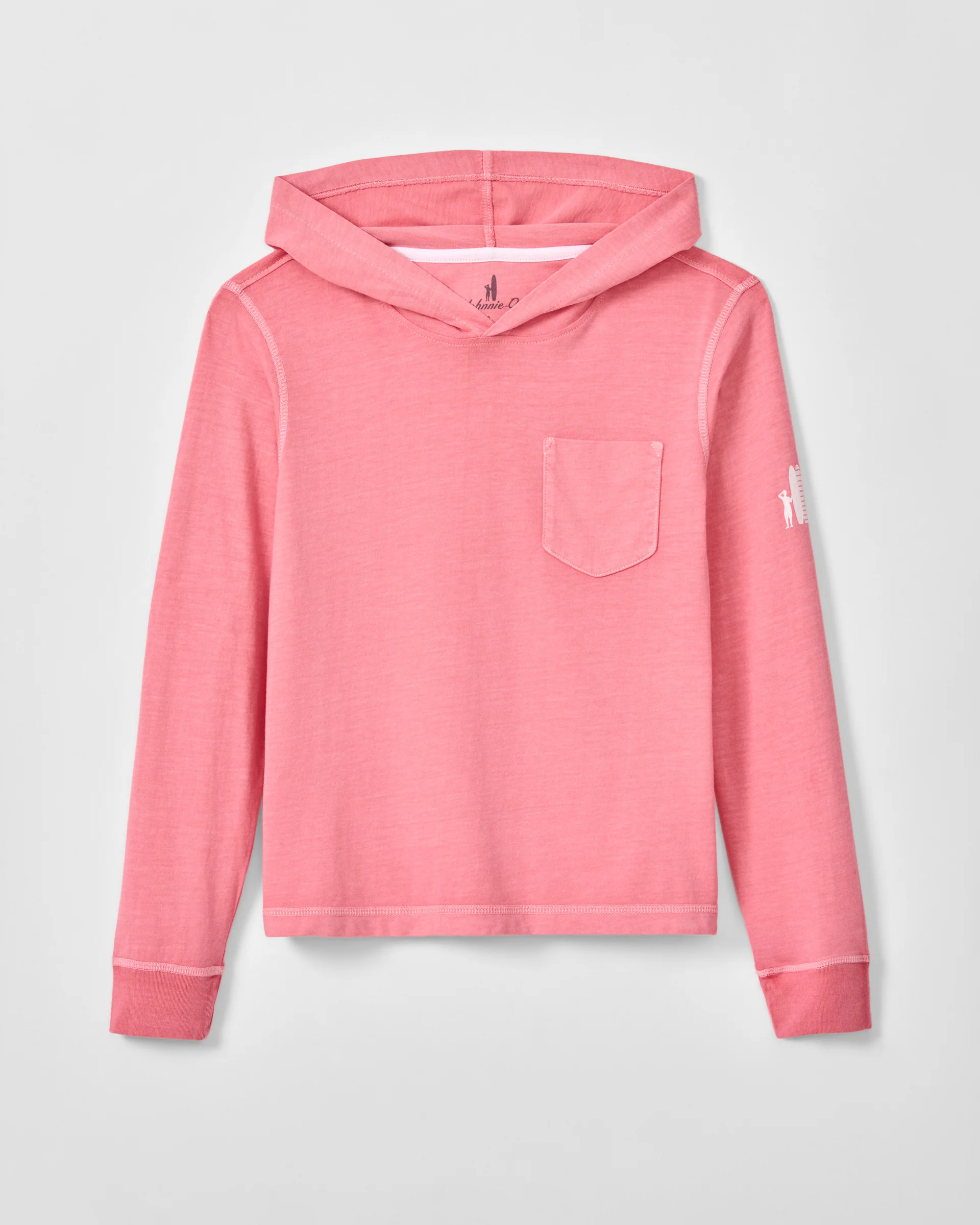 The Edd Long Sleeve Hooded Pocket T-Shirt