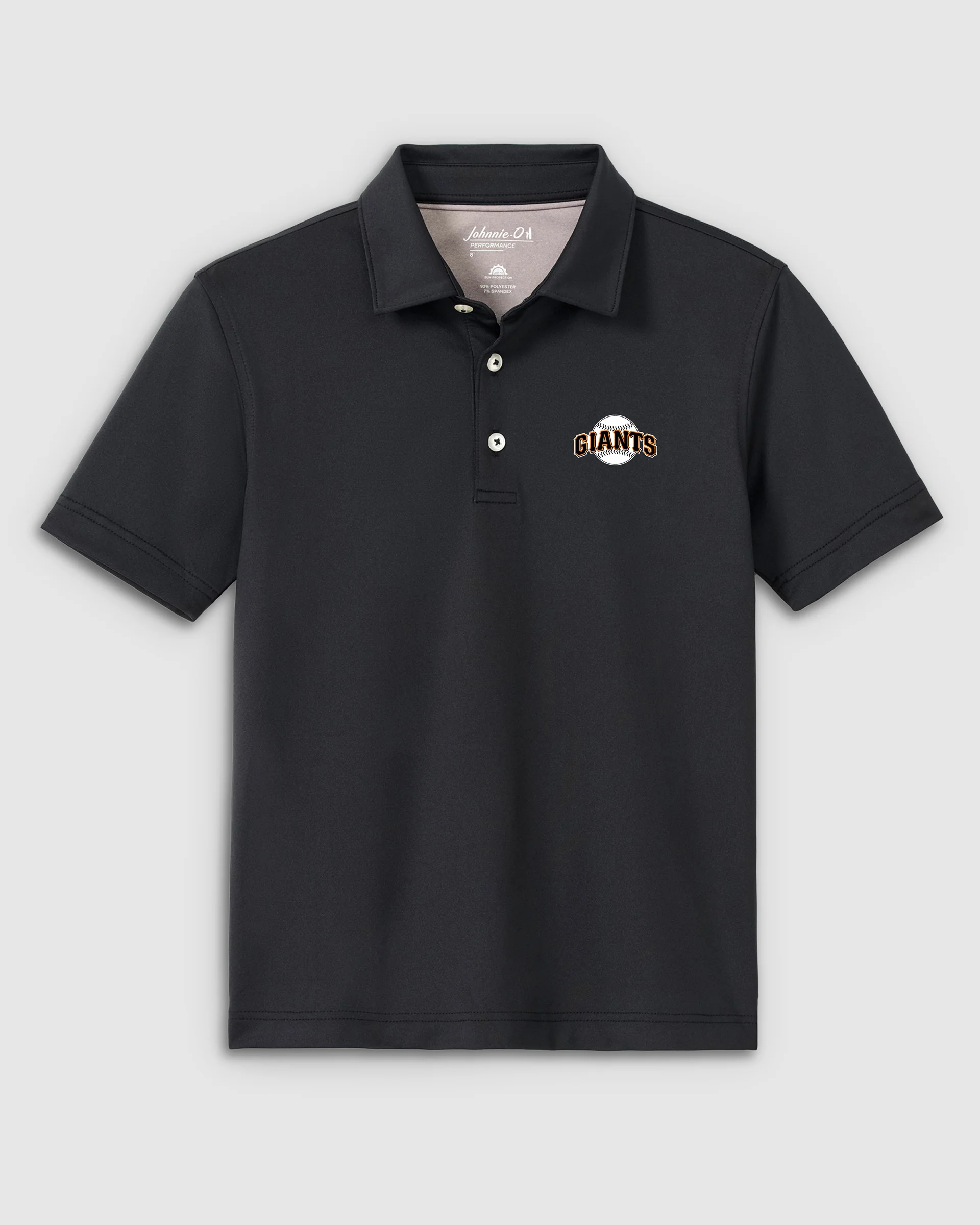 San Francisco Giants Birdie Jr. Jersey Performance Polo - Cooperstown Logo - Image 2