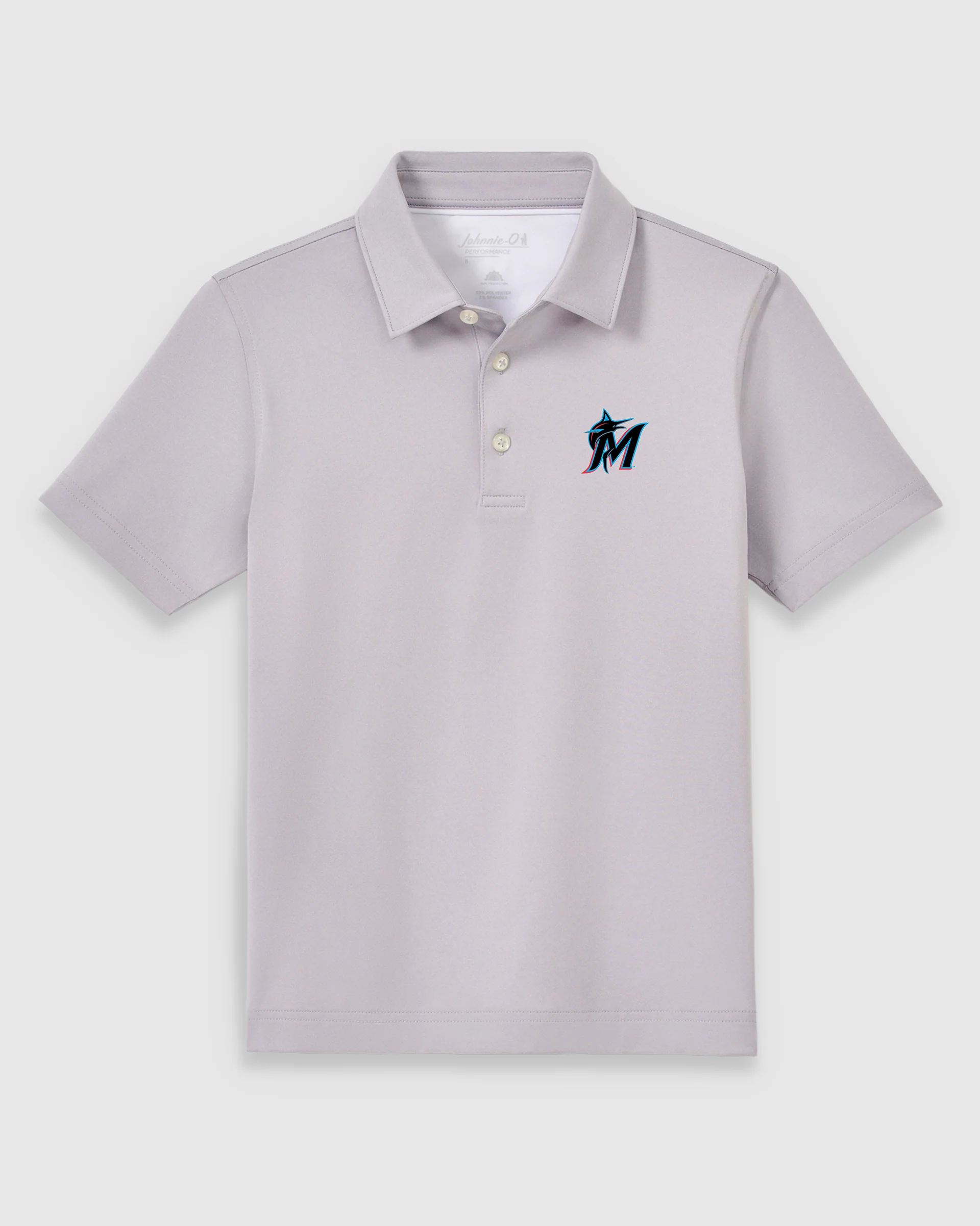 Miami Marlins Birdie Jr. Jersey Performance Polo - Image 2