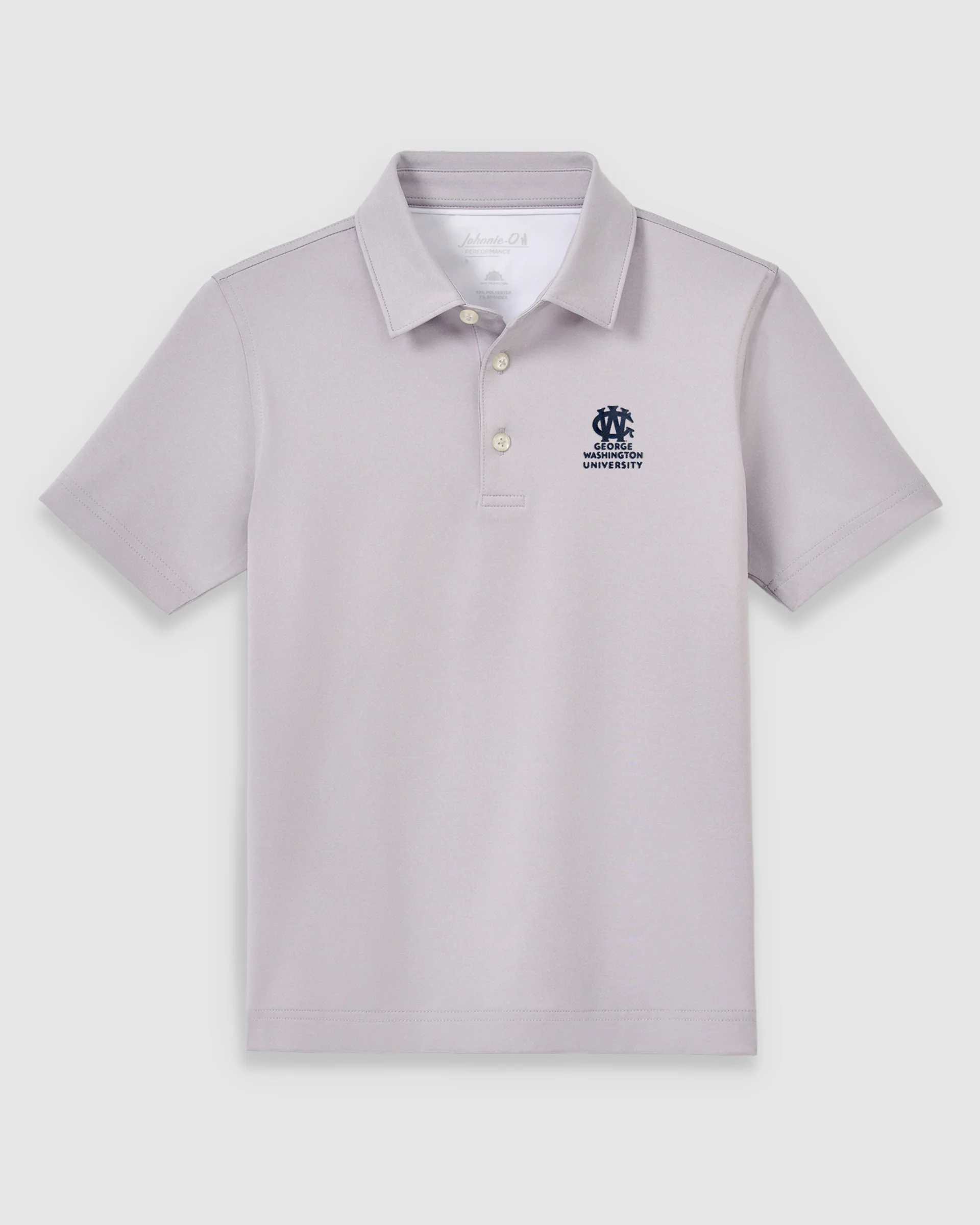 George Washington University Birdie Jr. Jersey Performance Polo - Vault Logo