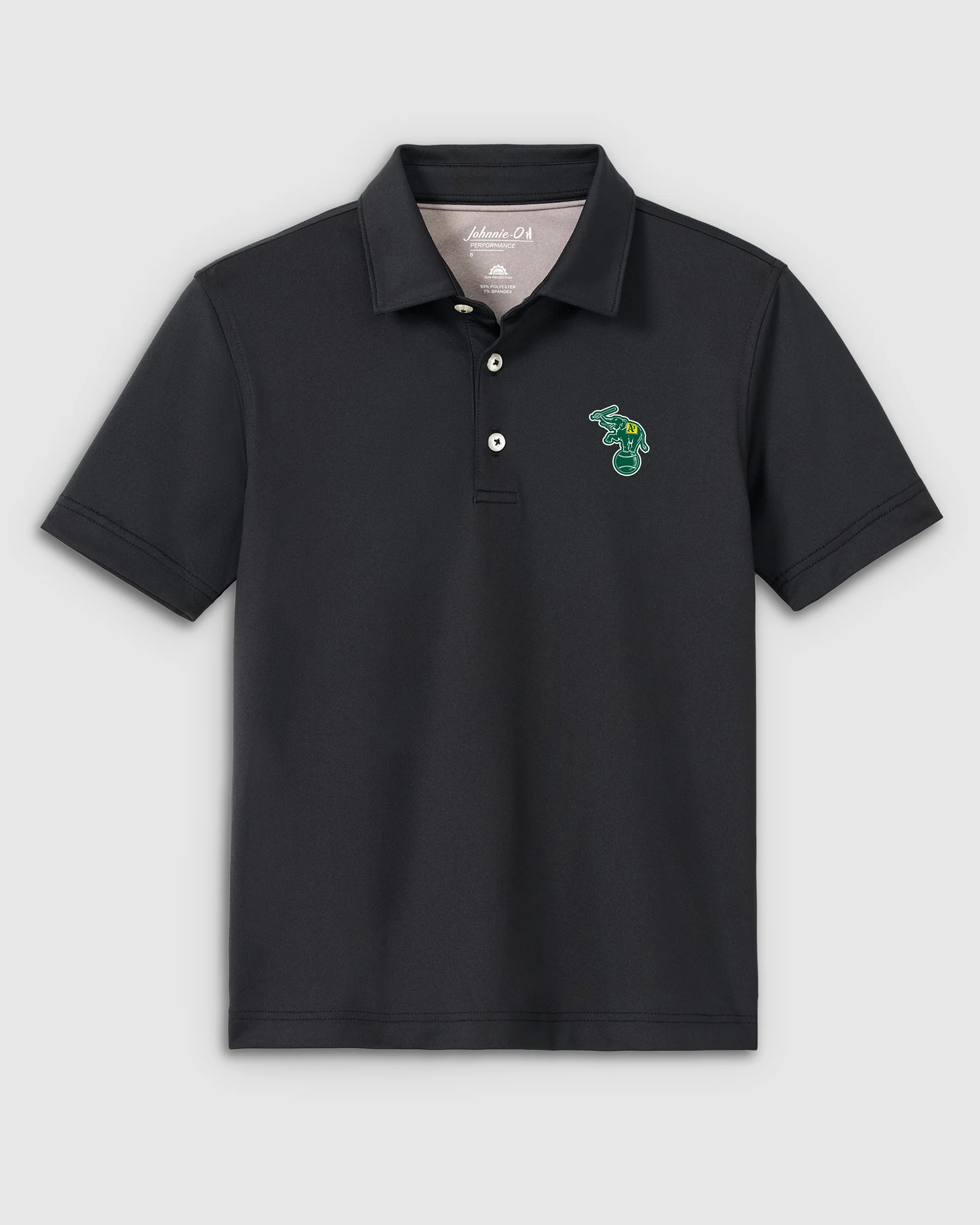 Oakland Athletics Birdie Jr. Jersey Performance Polo - Cooperstown Logo