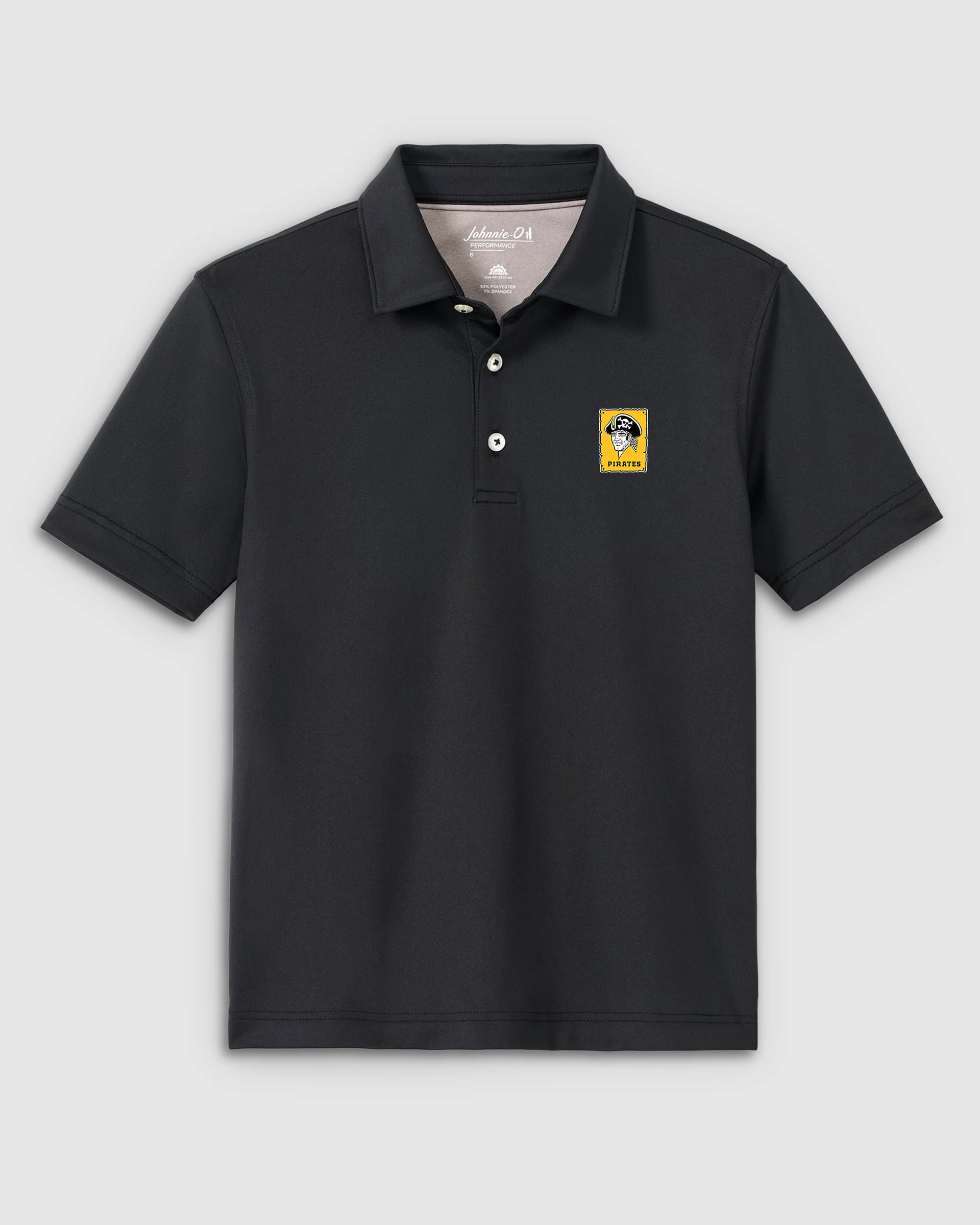 Pittsburgh Pirates Birdie Jr. Jersey Performance Polo - Cooperstown Logo - Image 2
