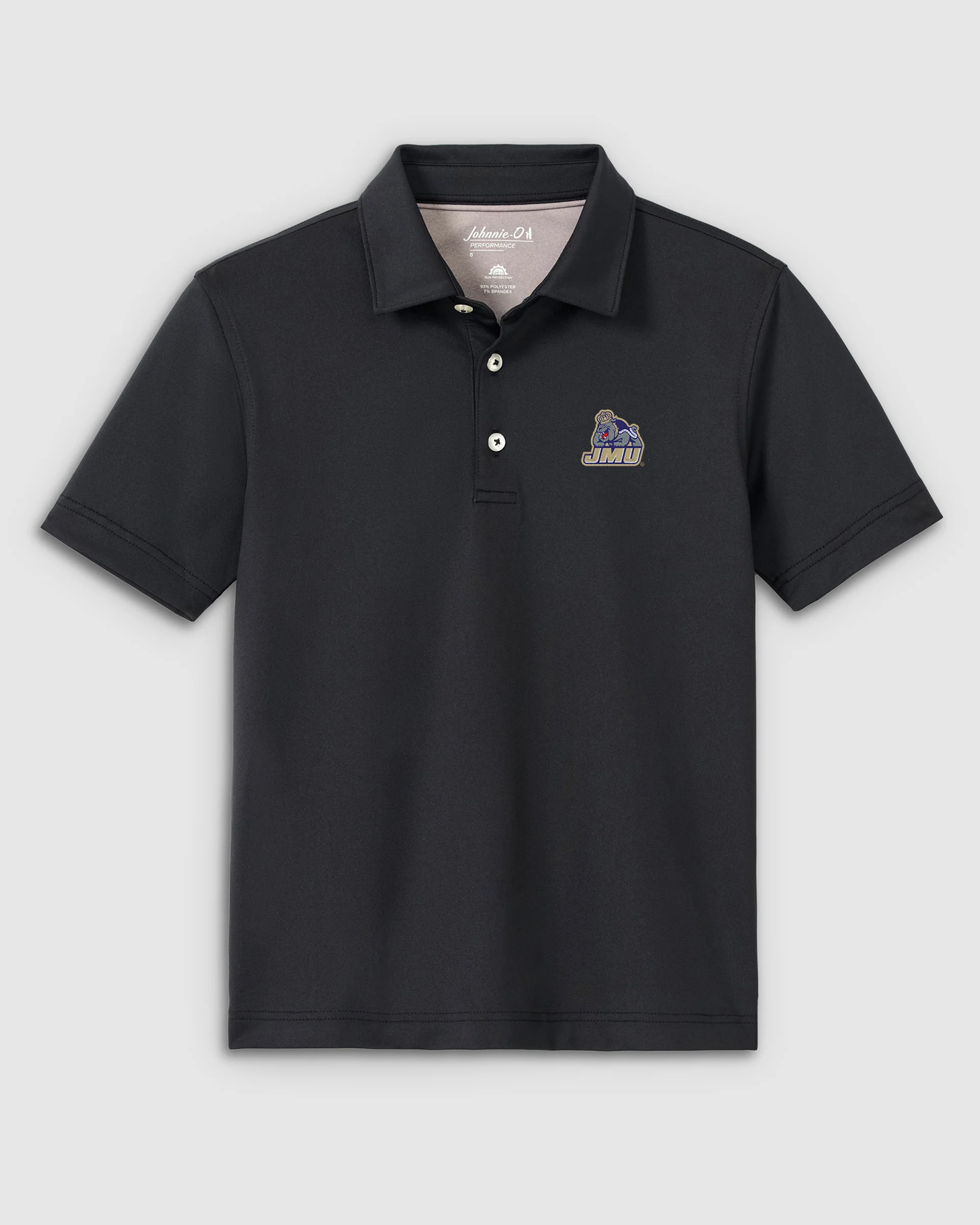 James Madison University Birdie Jr. Jersey Performance Polo - Duke Dog Logo