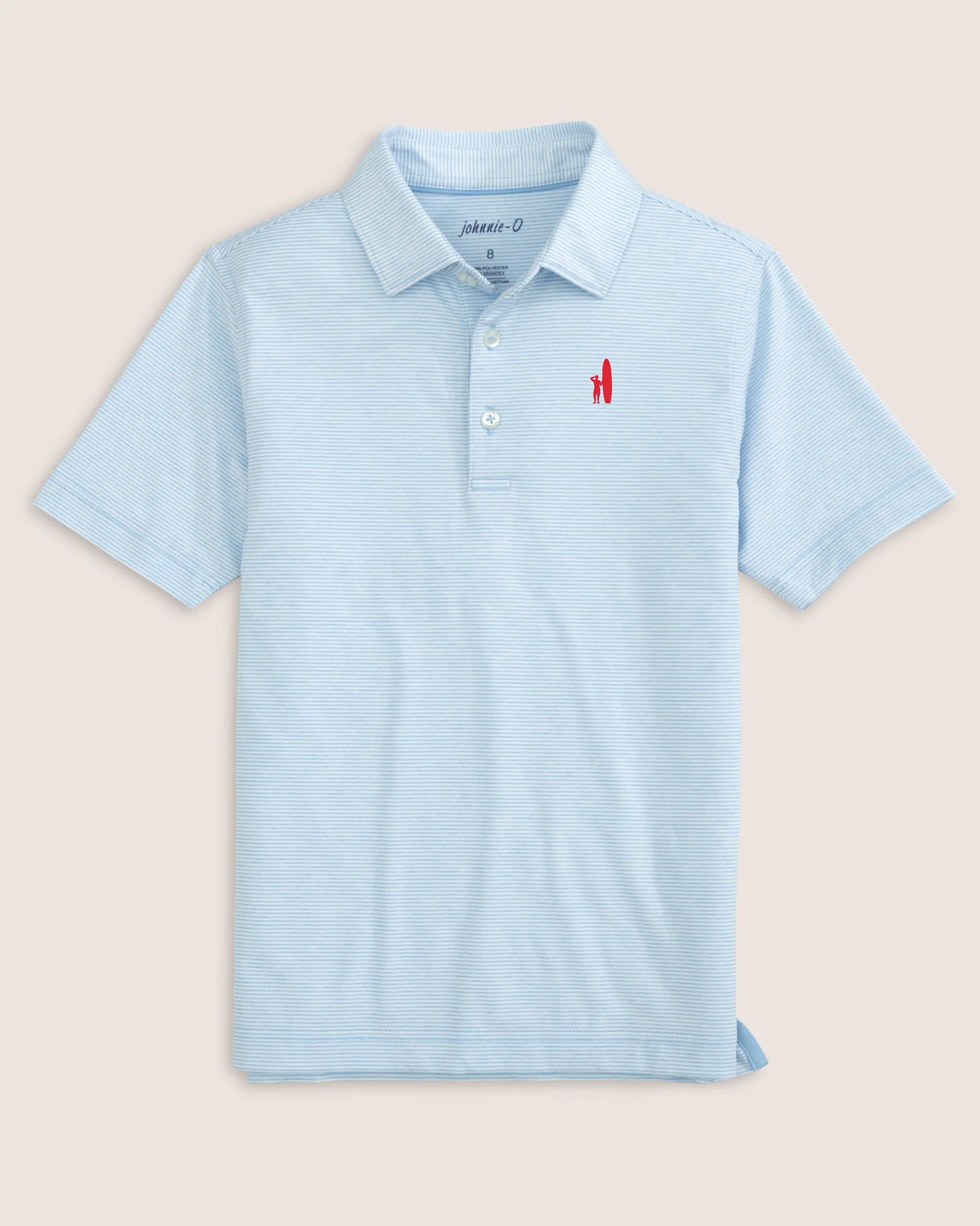 Custom Surfer Logo Lyndonn Jr. Performance Jersey Polo - Image 5