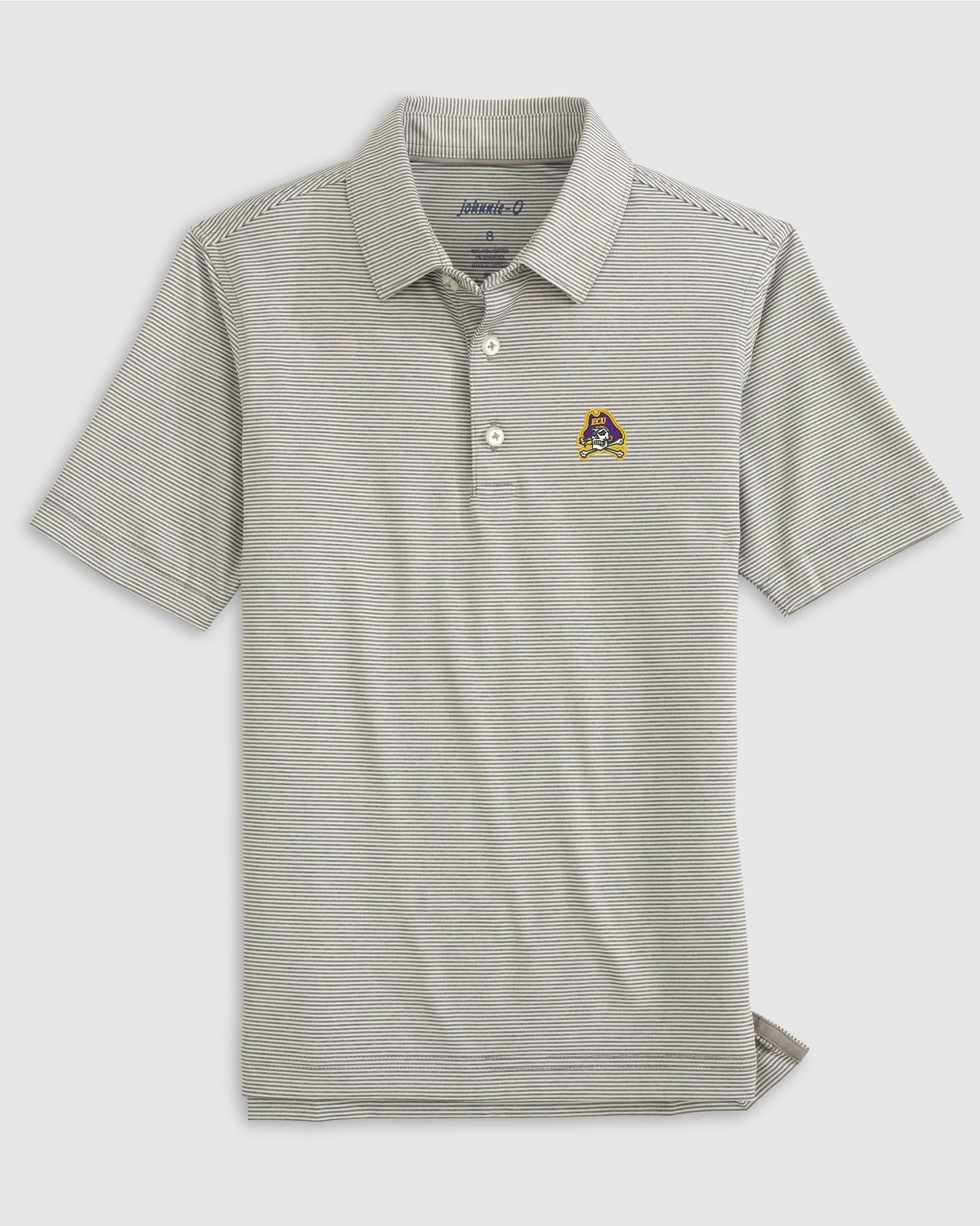 East Carolina Lyndonn Jr. Striped Jersey Performance Polo - Image 5