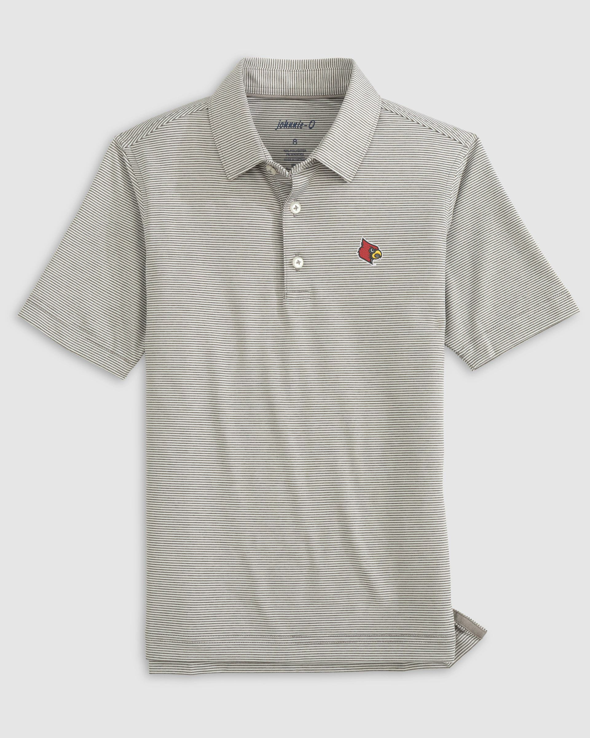 Louisville Lyndonn Jr. Striped Jersey Performance Polo